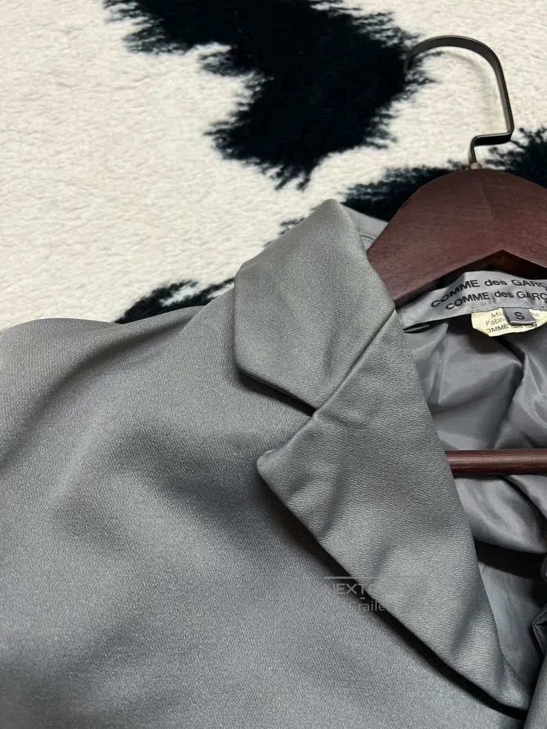 Comme des Garcons Comme des Garcons Teal Inverted Hem Jacket Size S / US 4 / IT 40 - 7 Thumbnail