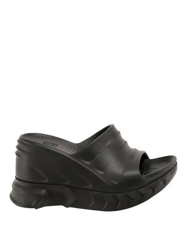 Givenchy o1lv12m0526 Marshmallow Slider Wedge Sandals in Black Size US 9 / IT 39 - 1 Thumbnail