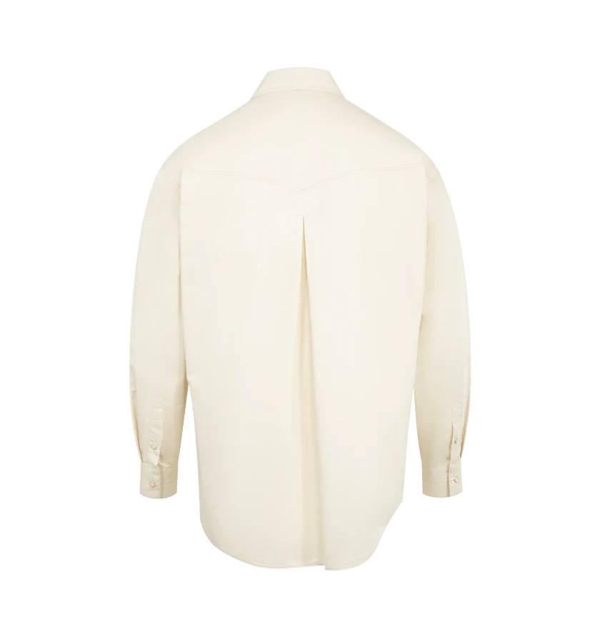Lemaire o1h1sh11225 Western Shirt in White Size US M / EU 48-50 / 2 - 2 Thumbnail