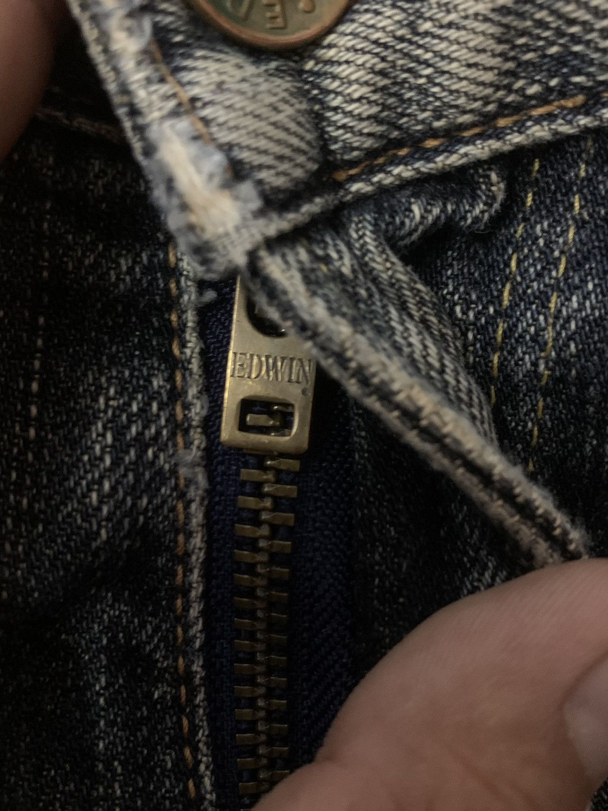Edwin × If Six Was Nine × Japanese Brand Edwin Distressed Selvedge Denim Flare Jeans Size US 30 / EU 46 - 7 Thumbnail