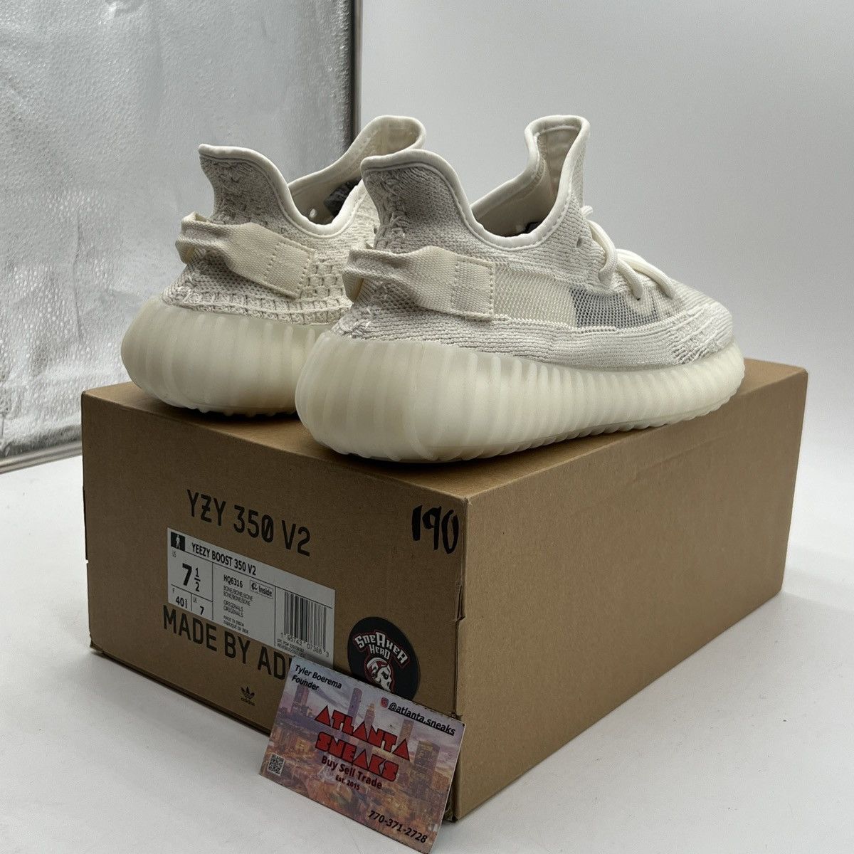 Adidas Yeezy boost 360 bone Size US 7.5 / EU 40-41 - 5 Thumbnail