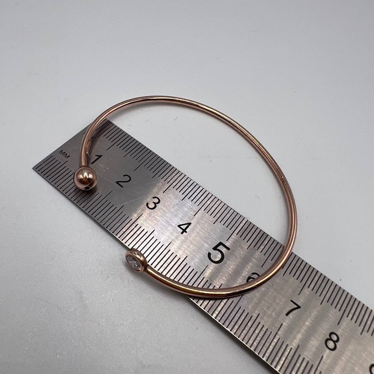 Vintage Alunno&Co Vintage Gilt Sterling Silver 925 Bangle Bracelet Size ONE SIZE - 5 Thumbnail