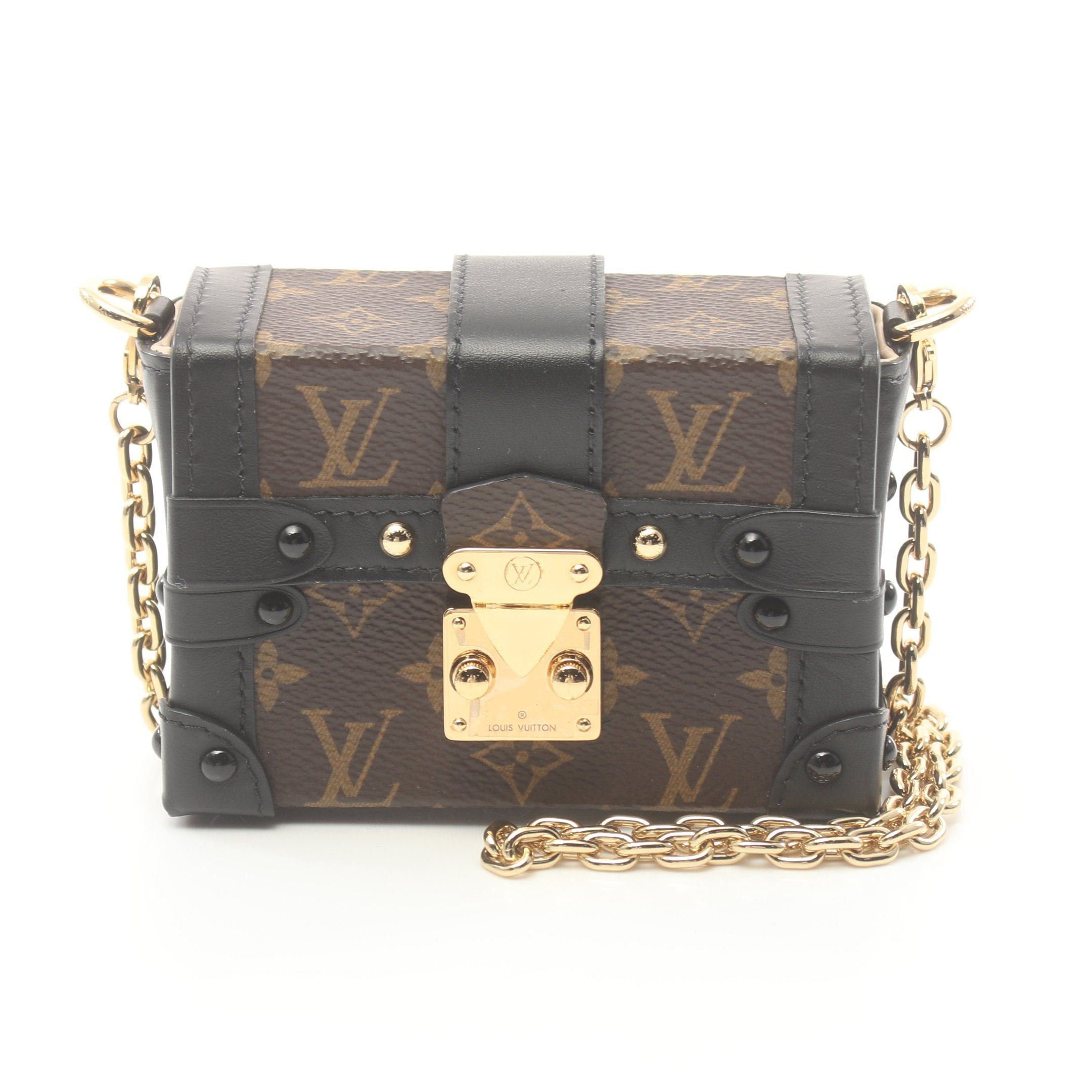 Louis Vuitton Louis Vuitton Essential Trunk Monogram Chain Shoulder Bag Brown Size ONE SIZE - 1 Thumbnail
