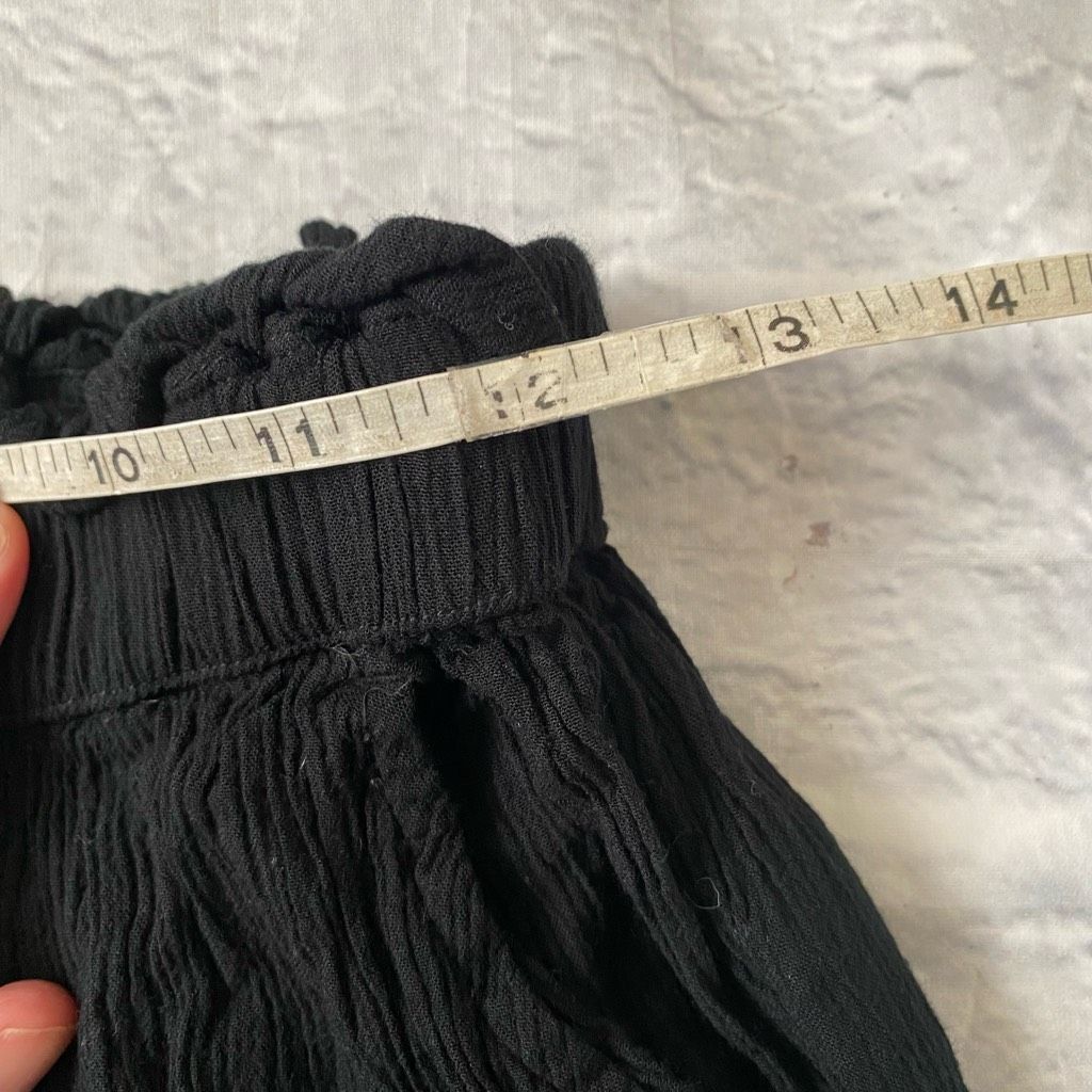 American Eagle Outfitters American Eagle women S short pull on crepe ribbed crop jogge Size 27" / US 4 / IT 40 - 9 Thumbnail