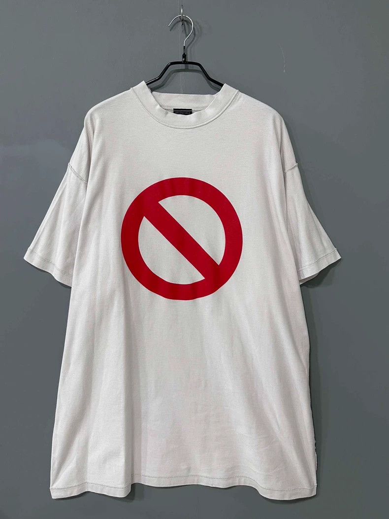 Balenciaga Balenciaga Joint Denial Pass Crack Print Short Sleeve Size US L / EU 52-54 / 3 - 1 Thumbnail