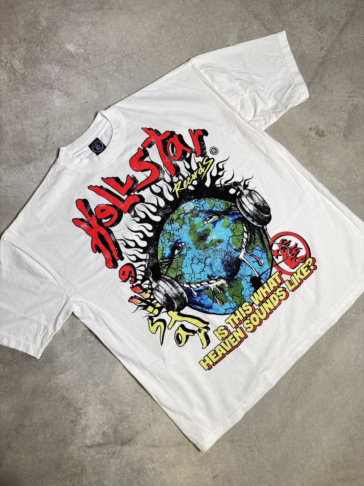 HELLSTAR グラフィック Tシャツ 半袖 Heaven On Earth/関送無料 Hellstar Studios Heaven on Earth Short Sleeve Tee Shirt