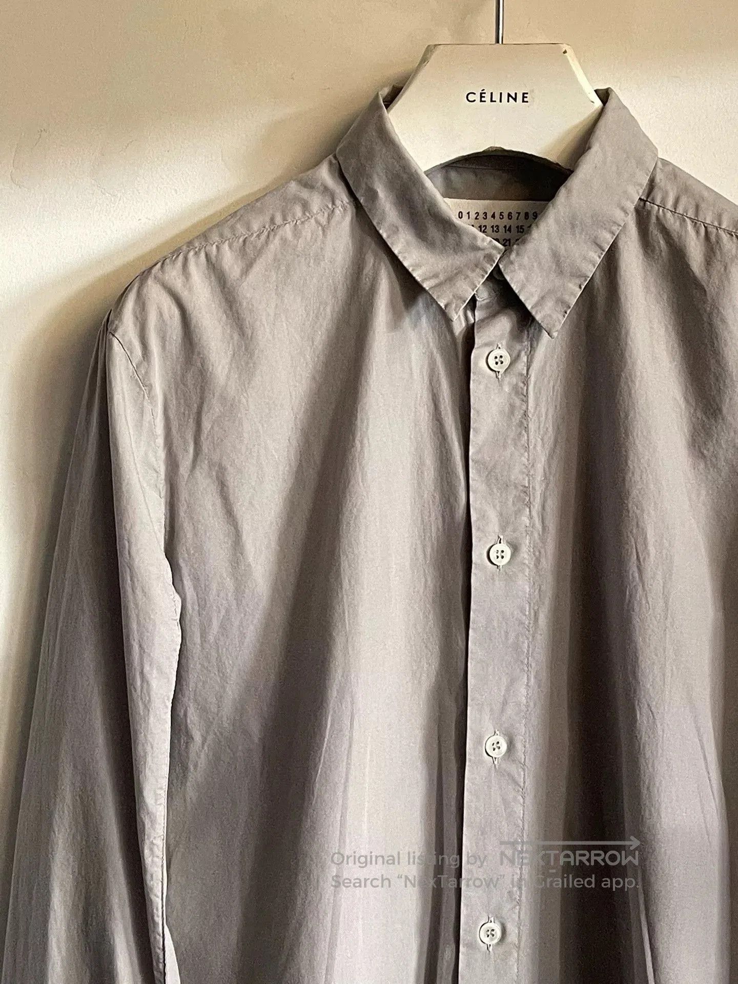Maison Margiela Maison Margiela Mica Powder Shirt. Size US M / EU 48-50 / 2 - 2 Thumbnail