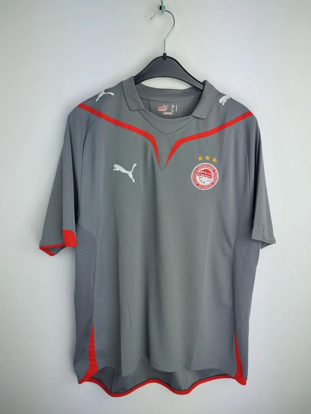 Puma Olympiakos 2009-2010 Third FOOTBALL SHIRT SOCCER JERSEY Size US L / EU 52-54 / 3 - 13 Thumbnail