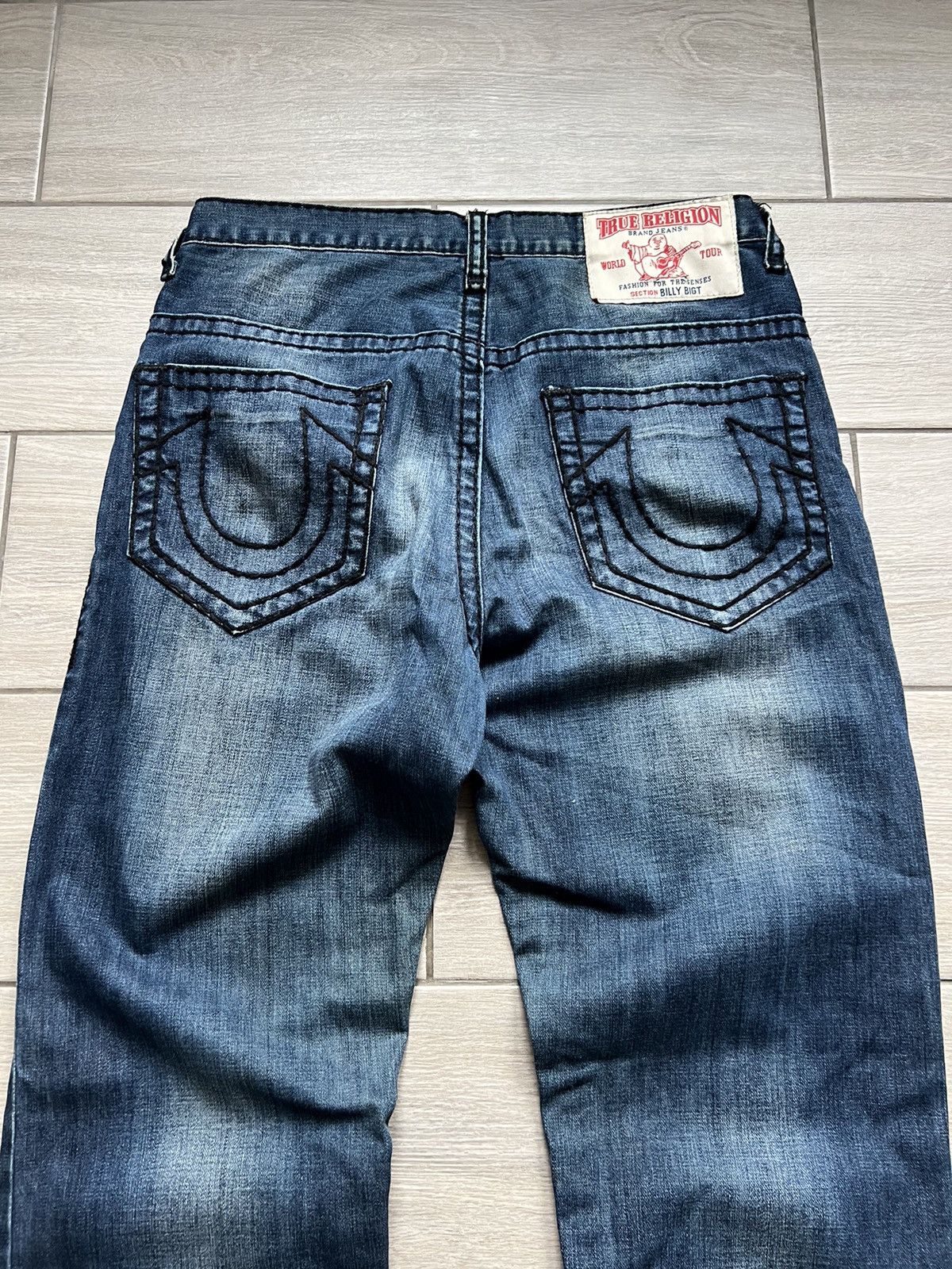 True Religion Vintage Y2K True Religion Baggy Denim Jeans Ricky Size US 34 / EU 50 - 17 Thumbnail
