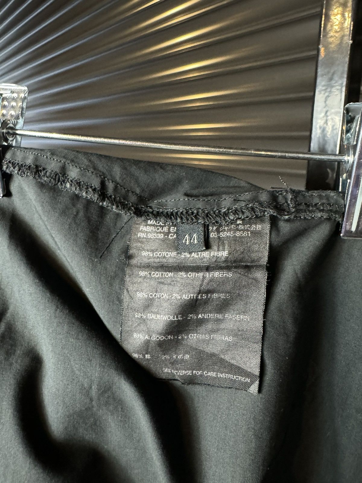 Prada Prada Black Cotton Trouser Pants - 44 Size US 32 / EU 48 - 9 Thumbnail