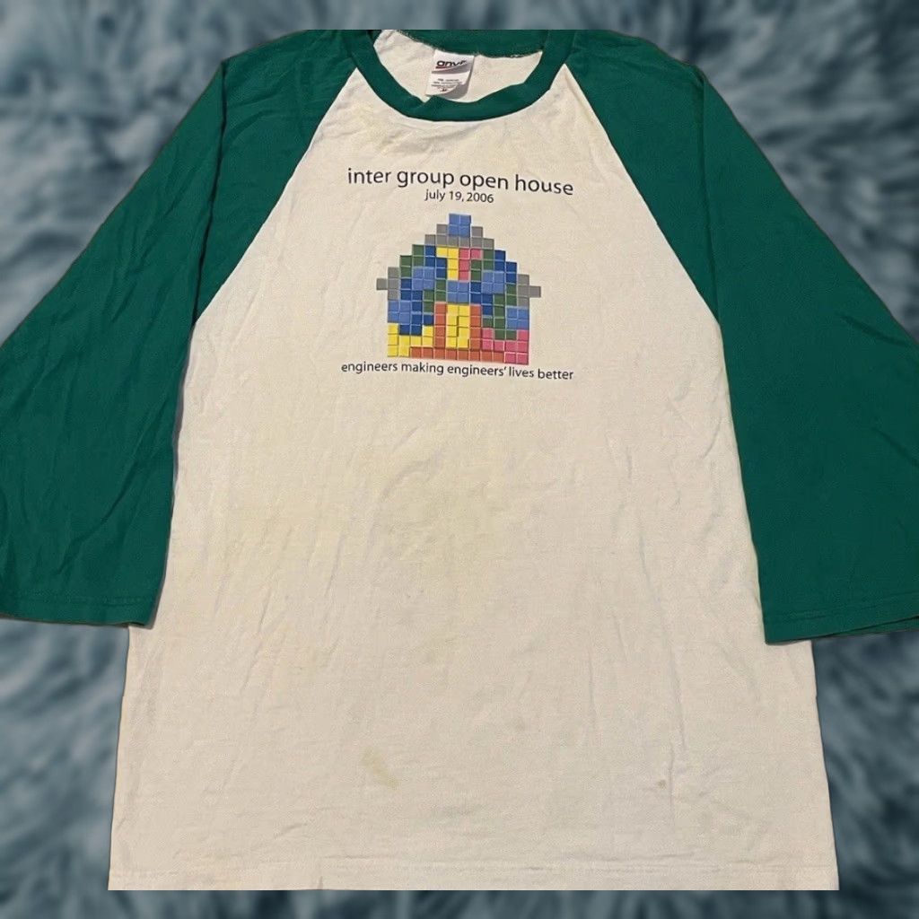 Apple VINTAGE Google Open House Faded Shirt M Green Apple Technology 80s 90s Retro College Hip Hop Vaporwave California USA Mens T-Shirt Size US M / EU 48-50 / 2 - 1 Thumbnail