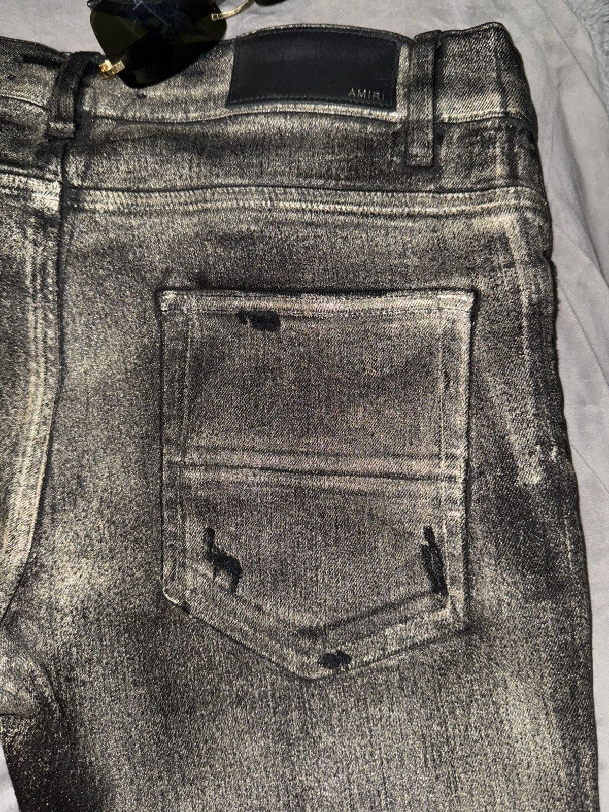 Amiri Gold Amiri Skinny Jeans Size US 32 / EU 48 - 17 Thumbnail