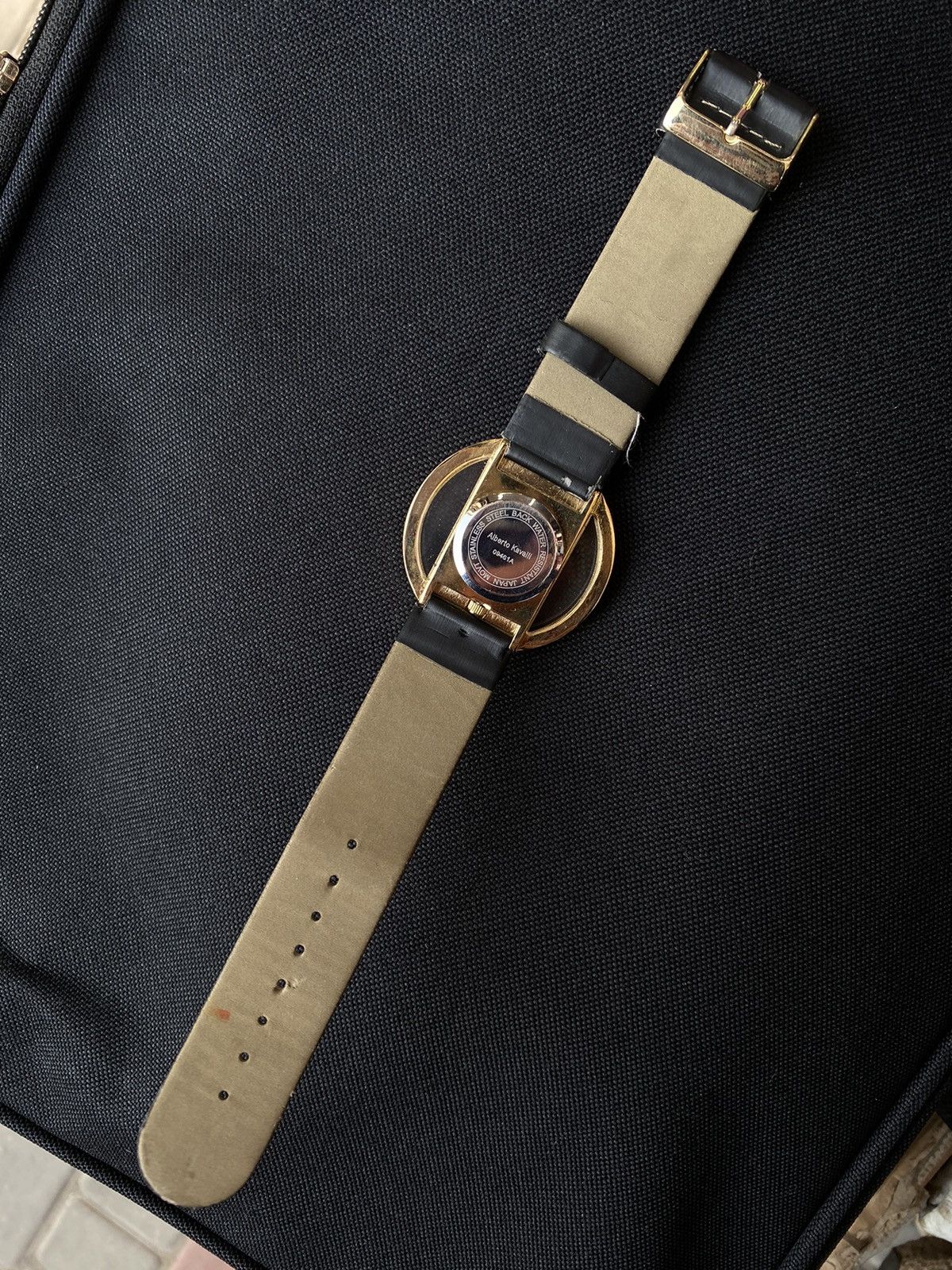 Japanese Brand × Vintage Alberto Kavalli Gold Watch | Japanese Quartz Size ONE SIZE - 9 Thumbnail