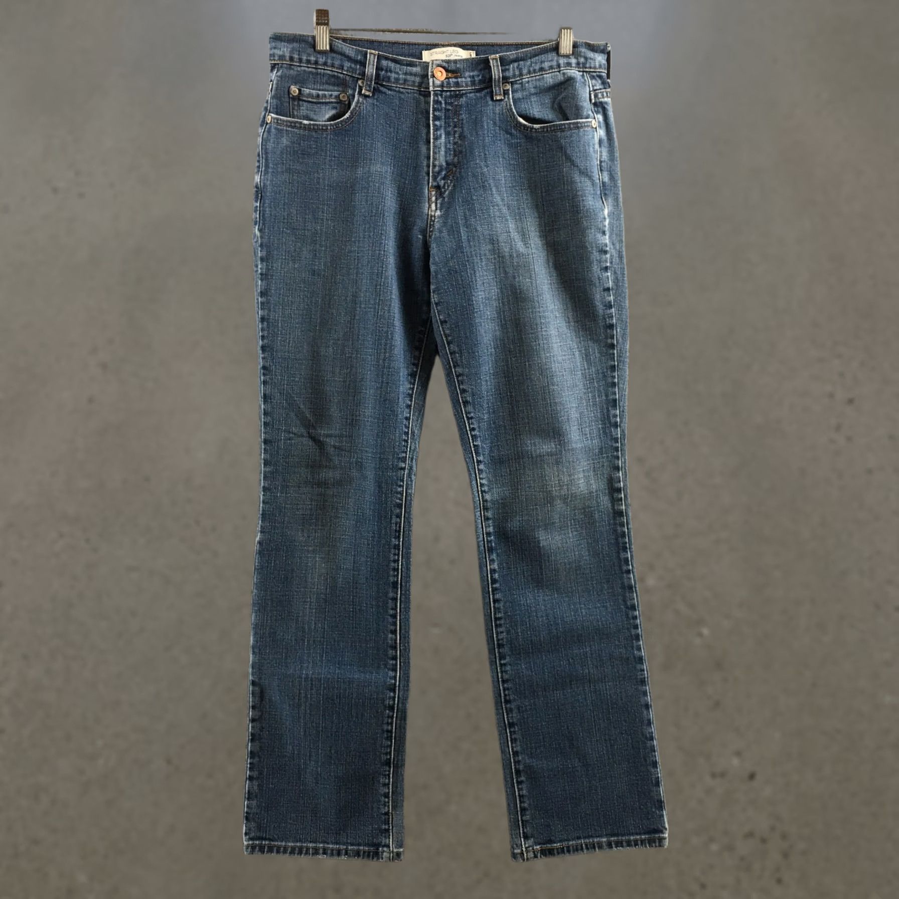 Levi's Levi's 505 Jeans Womens 12 Medium Straight Blue Denim Mid Rise Classic Jeans Size 34" / US 12 / IT 48 - 1 Thumbnail