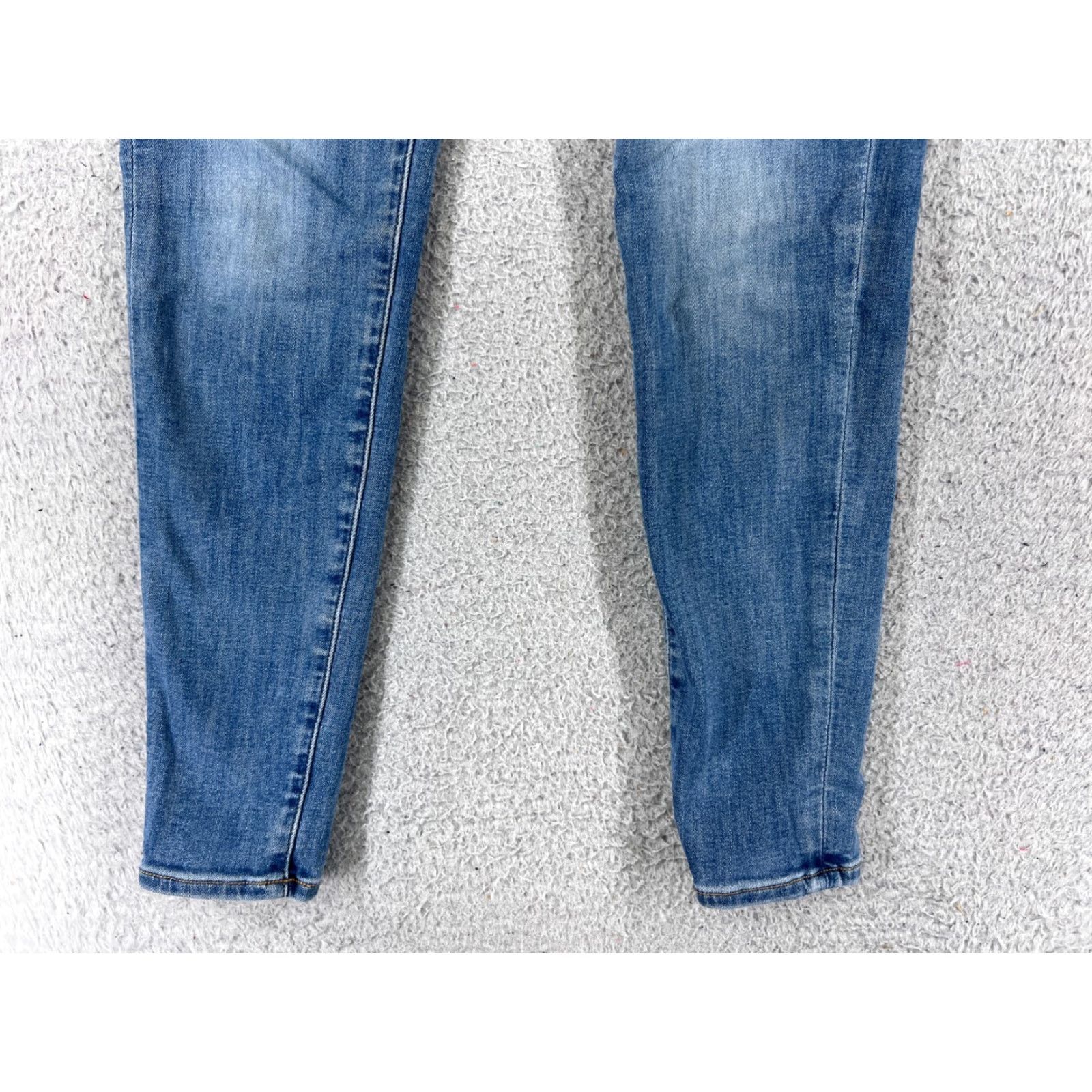 American Eagle Outfitters American Eagle Jeans Women 6 Blue Denim Skinny Next Level Stretch Mid 26x28 Size 28" / US 6 / IT 42 - 2 Thumbnail