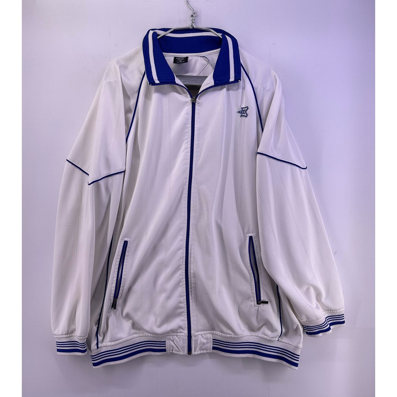 & Other Stories Vint Starbury Stephon Marbury White Track Jacket Sz Large Size US XL / EU 56 / 4 - 1 Thumbnail