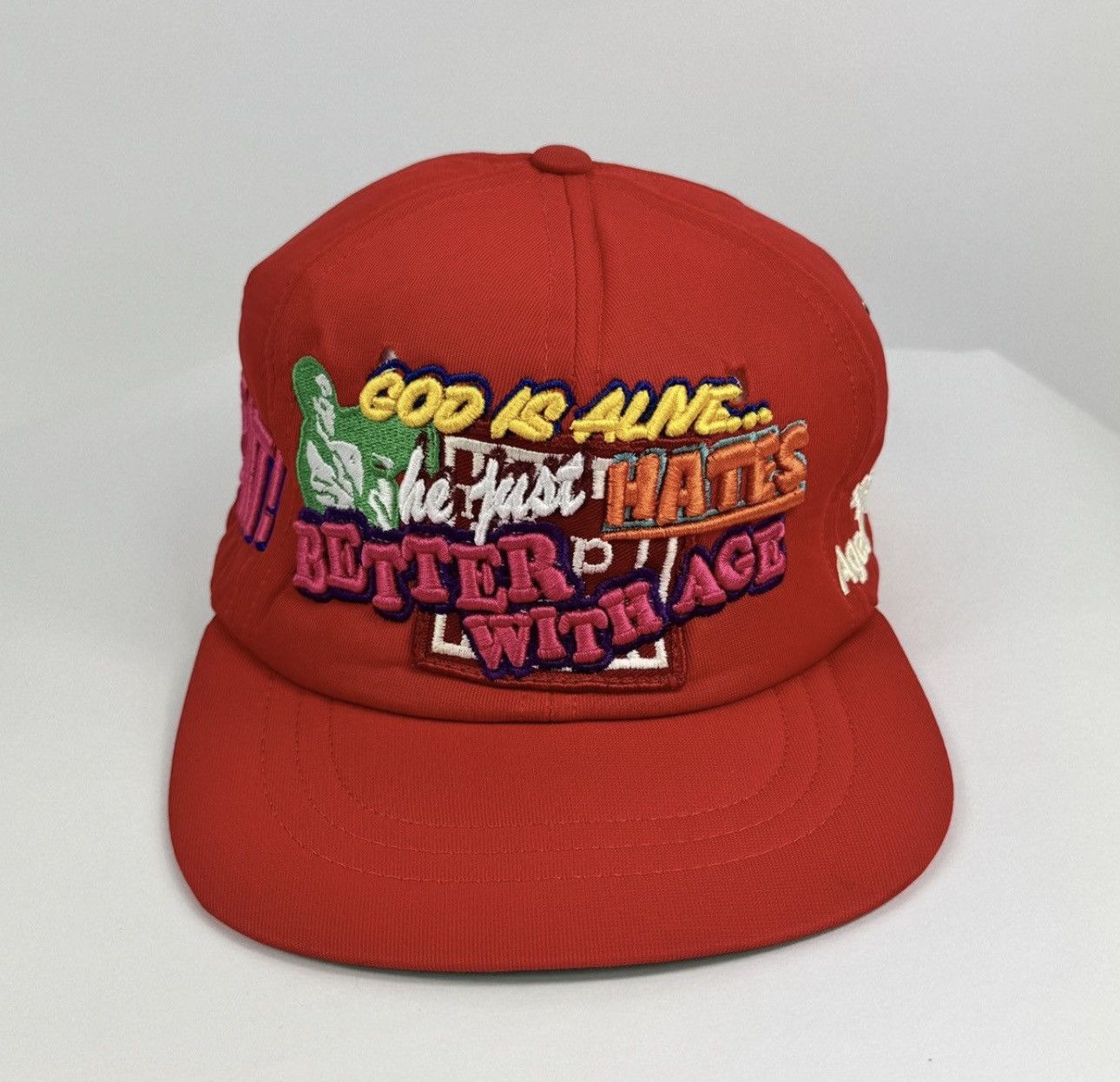 Better With Age GOD IS ALIVE EMBROIDERED TRUCKER CAP Size ONE SIZE - 1 Thumbnail
