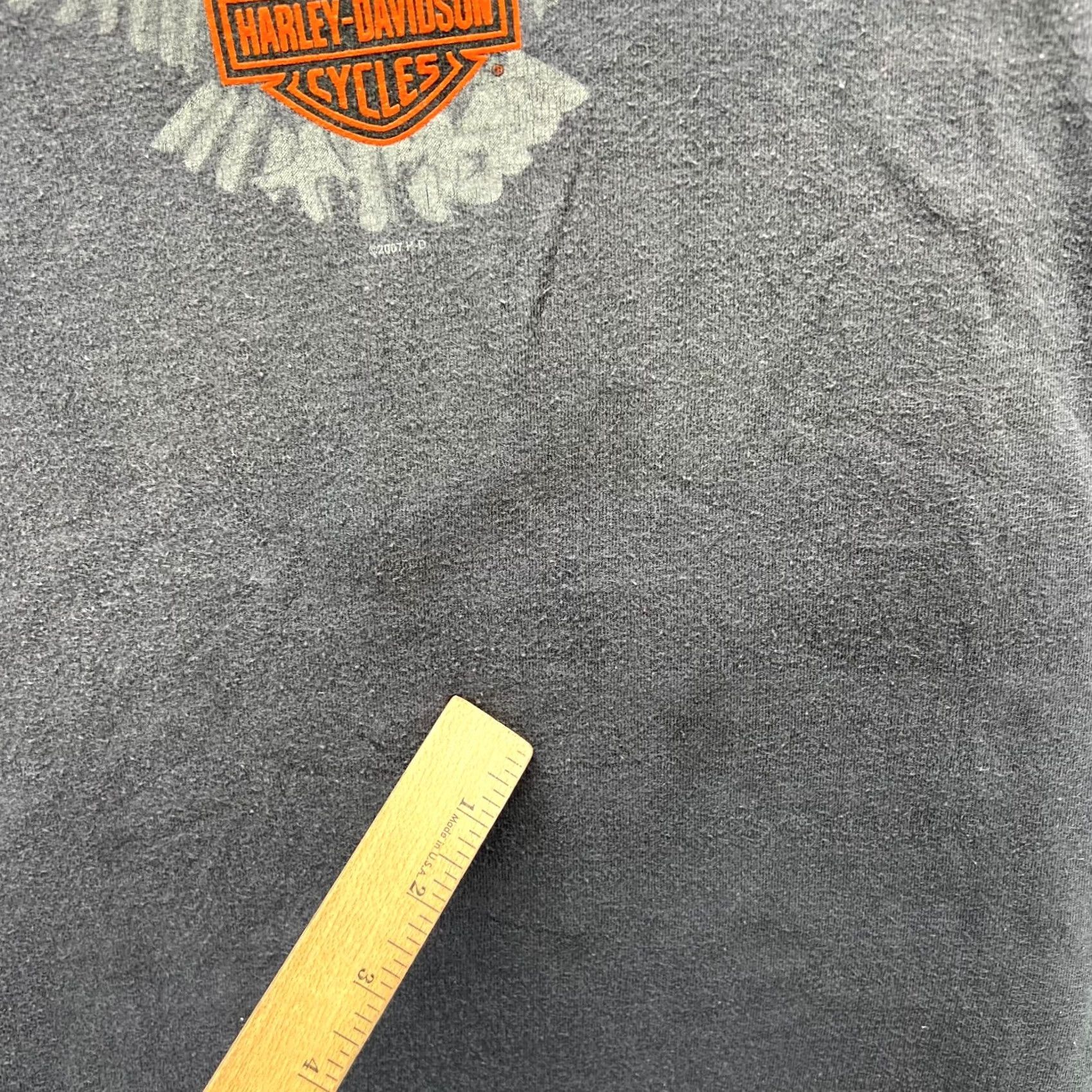 Harley Davidson VTG Harley-Davidson Shirt Men 3X Grey Tee Biker 2007 Daytona Eagle FL Shirt Mens 3X Grey Harley-Davidson Tee Short Sleeve Crew Neck Cotton Size US XXL / EU 58 / 5 - 3 Thumbnail