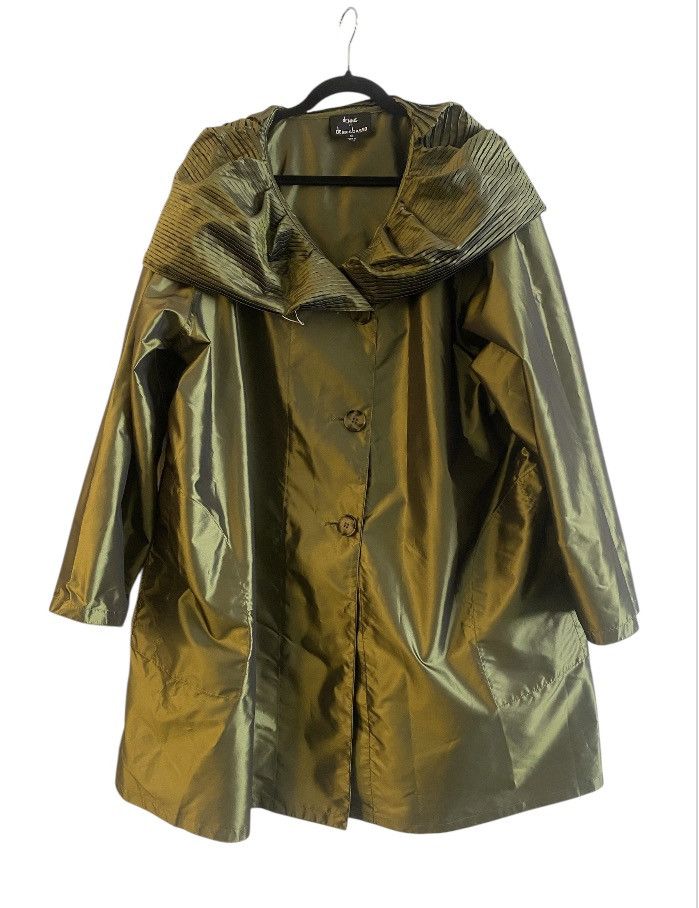 Designer Dennis Basso Green/Yellow Jacket Size 3XL / US 20-22 - 1 Thumbnail