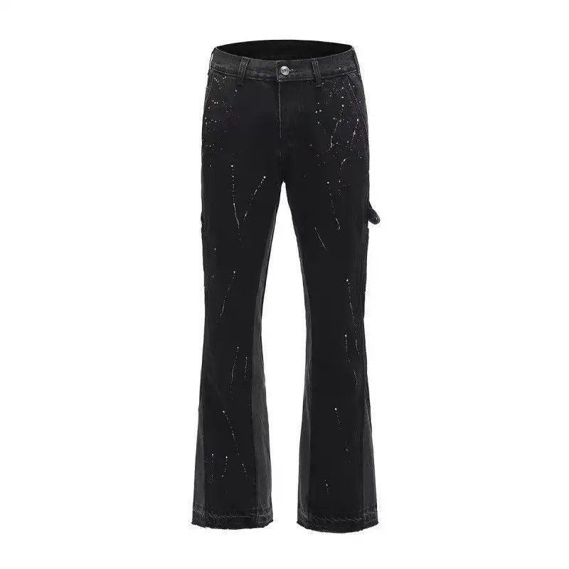 Japanese Brand Retro loose zipper straight leg casual jeans Size US 30 / EU 46 - 4 Thumbnail