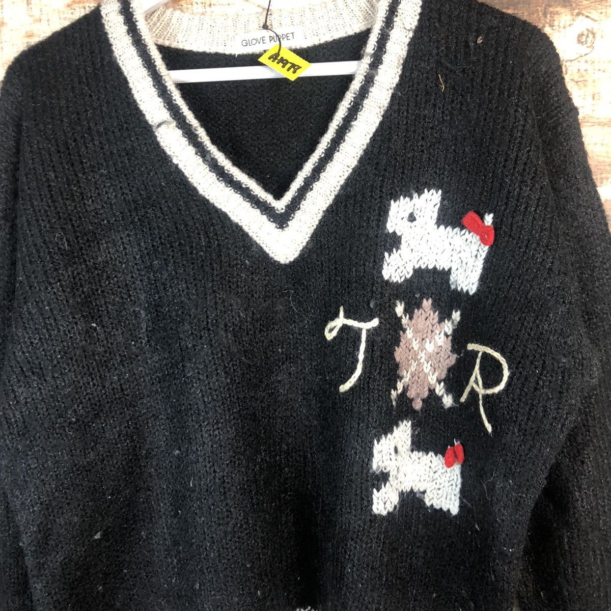 Homespun Knitwear × Japanese Brand Glove Puper Dark Blue Knitwear #A1978 Size S / US 4 / IT 40 - 5 Thumbnail