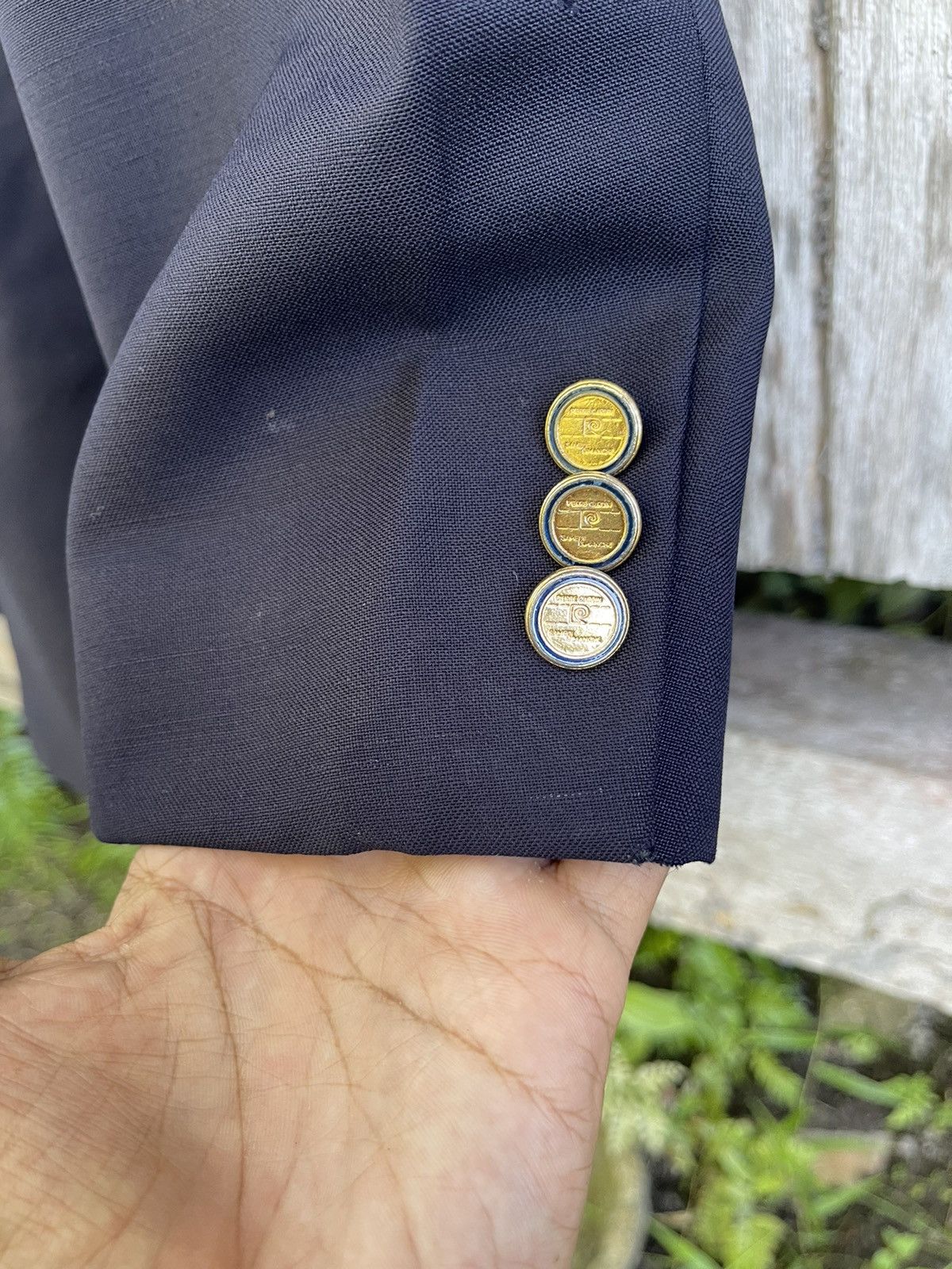 Pierre Cardin × Vintage Vintage Pierre Cardin Double-Breasted Wool Blazer Size 42S - 7 Thumbnail