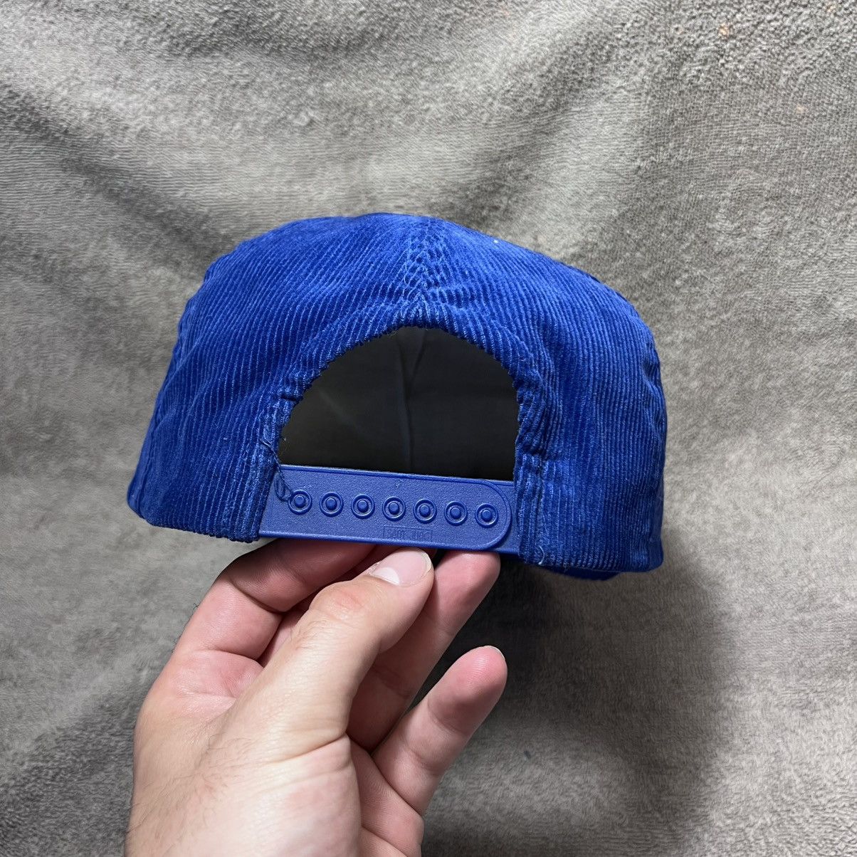 Vintage Vintage Las Vegas Corduroy Trucker Hat SnapBack Blue Size ONE SIZE - 7 Thumbnail