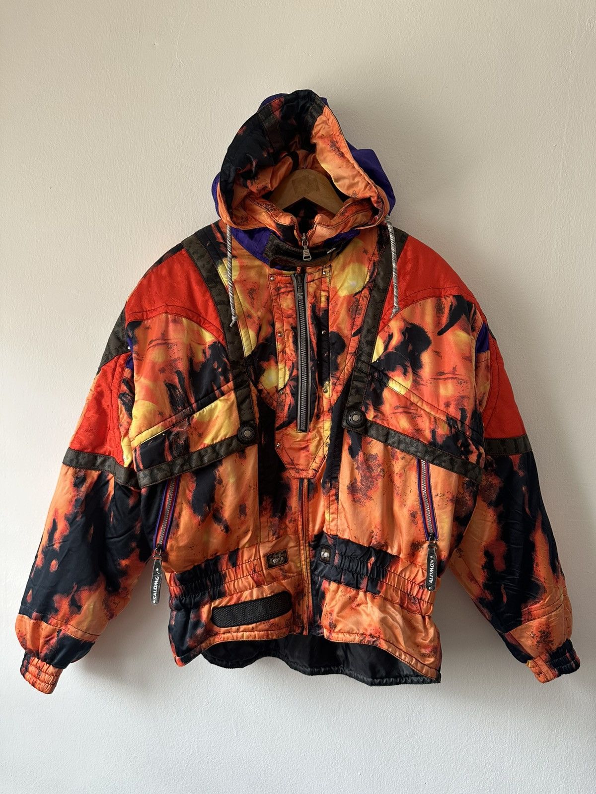 Salomon Vintage Salomon Lava Thermal Ski Jacket Size US L / EU 52-54 / 3 - 1 Thumbnail