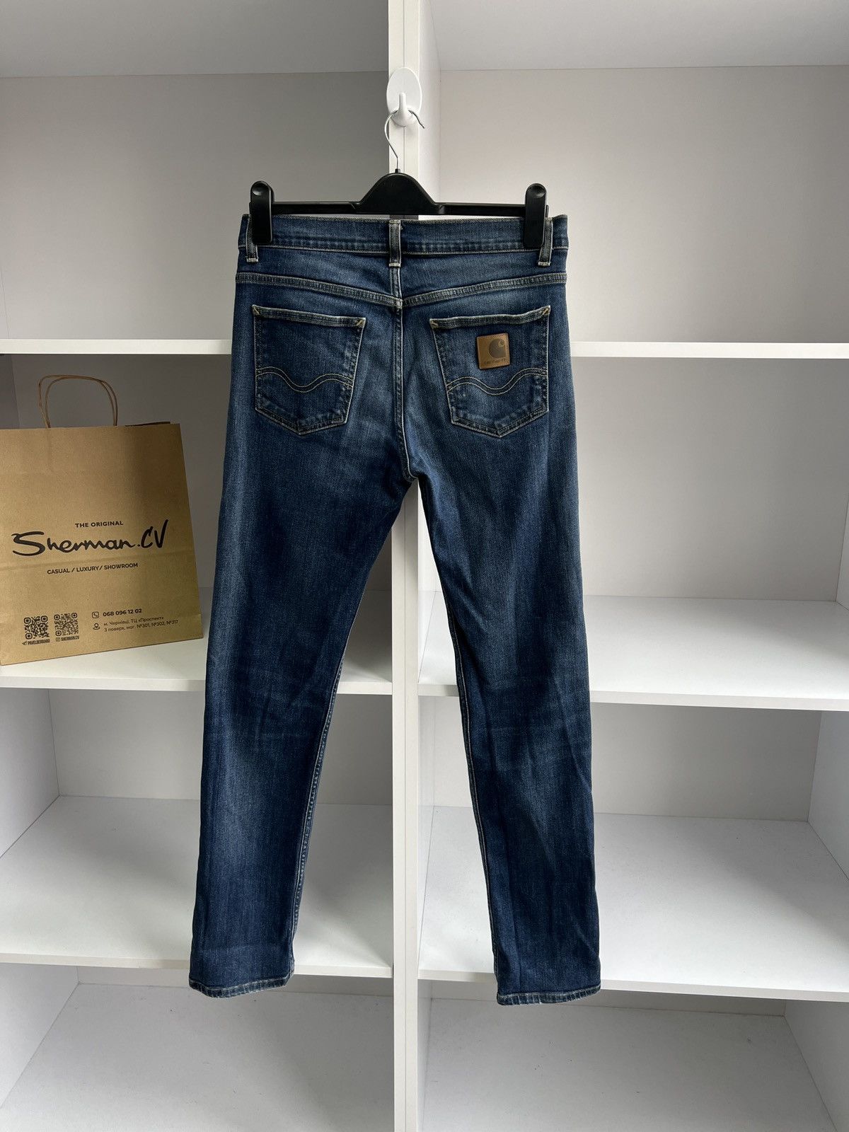 Carhartt × Vintage Vintage Carhartt Blue Denim Jeans Size US 30 / EU 46 - 1 Thumbnail