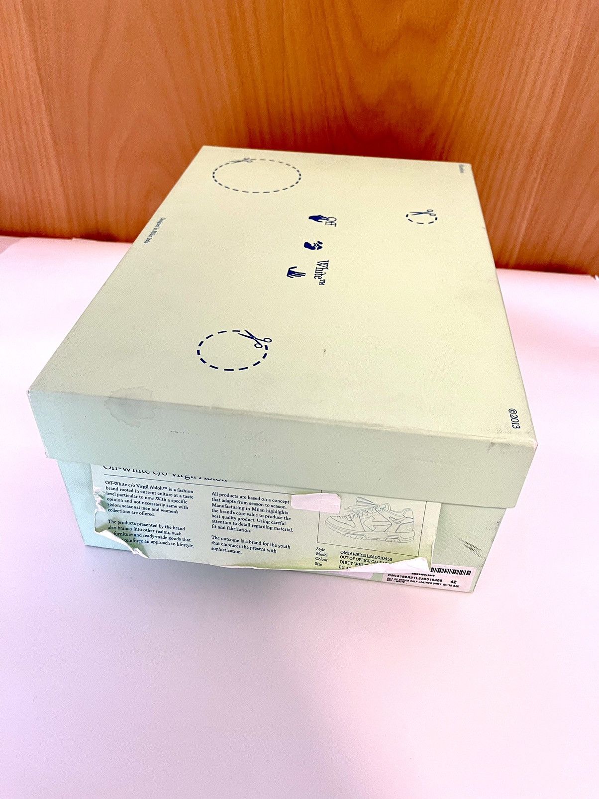 Off-White OFF-WHITE Out of Office Low Top Green Dirty White Size US 9 / EU 42 - 10 Thumbnail