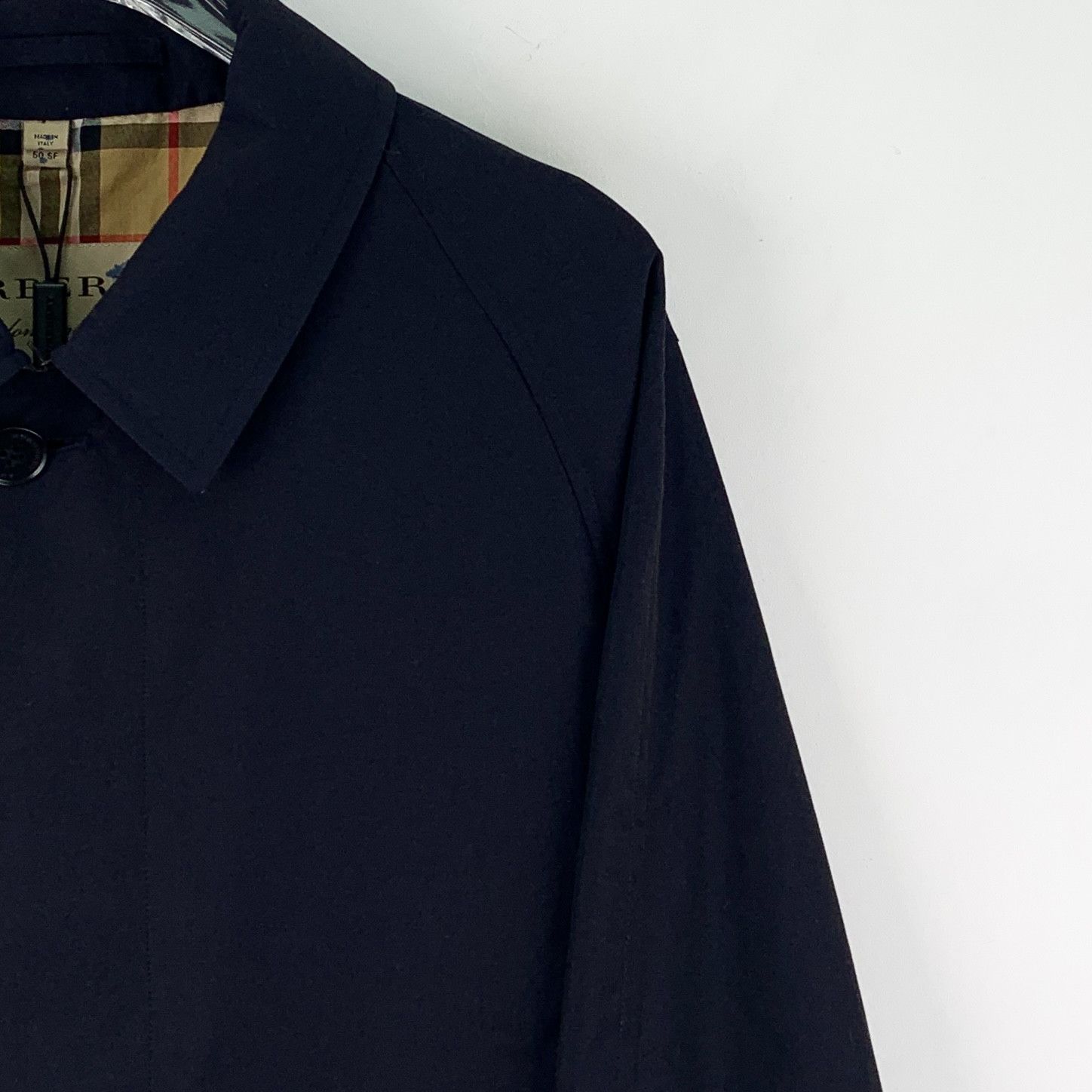 Burberry Burberry Long Trench Coat Dark Blue (50) Size US L / EU 52-54 / 3 - 3 Thumbnail
