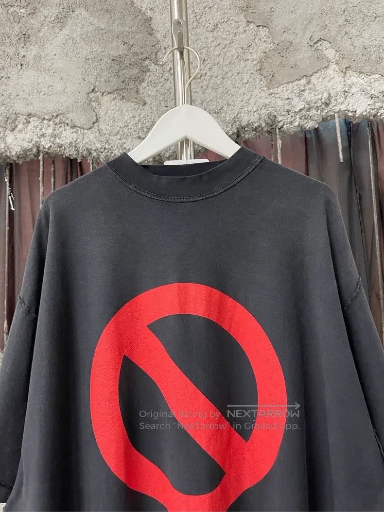 Balenciaga Balenciaga Prohibited Band Short Sleeve Size US M / EU 48-50 / 2 - 4 Thumbnail