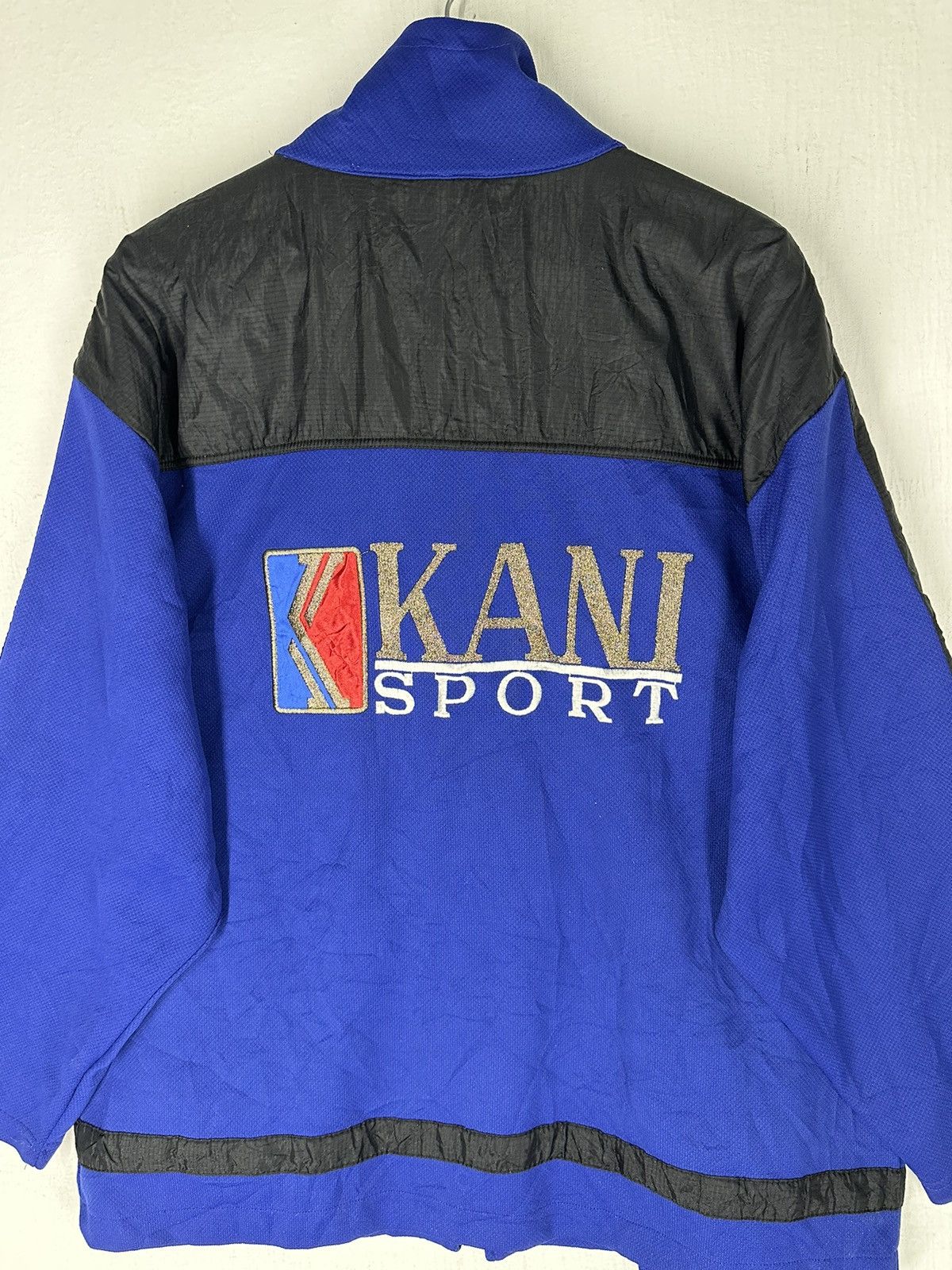 Karl Kani × Vintage Karl Kani Embroidered Logo Zipper Sweater Size US L / EU 52-54 / 3 - 7 Thumbnail