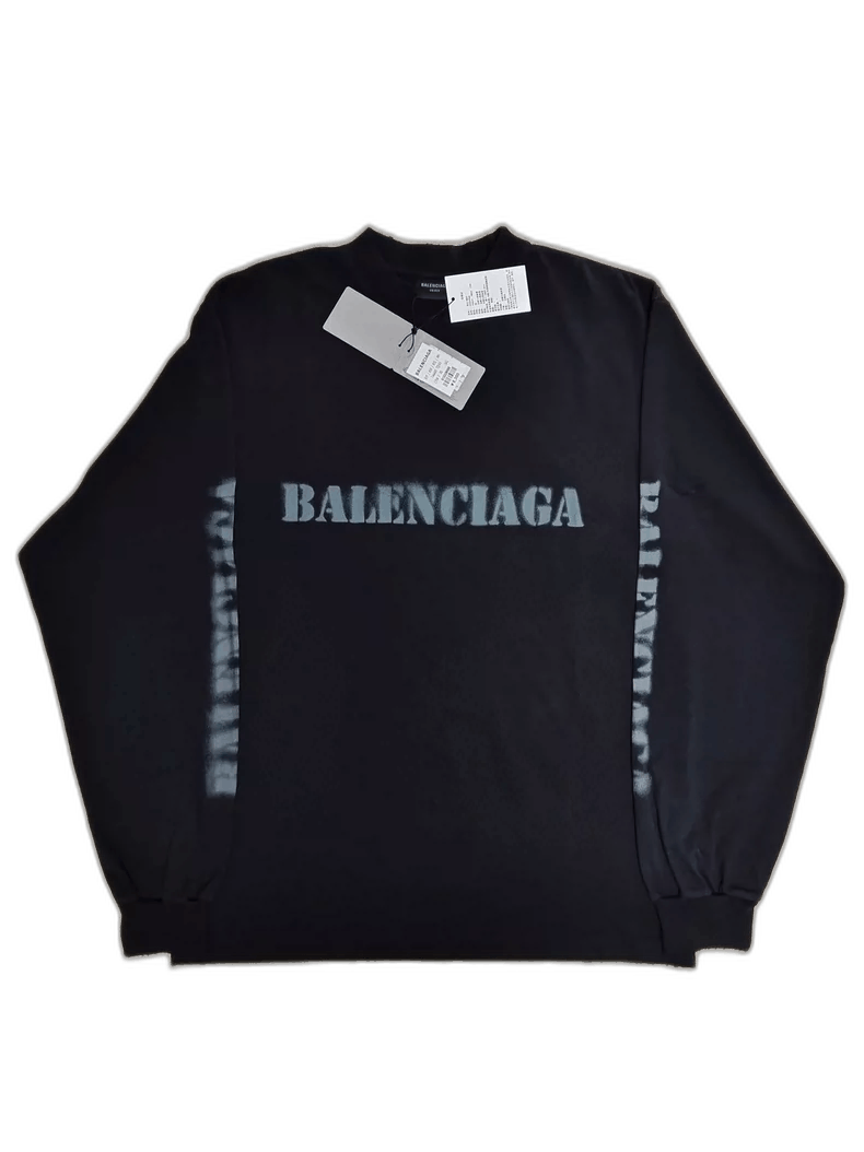 Balenciaga balenciaga long sleeve logo sweatshirt Size US XS / EU 42 / 0 - 1 Thumbnail