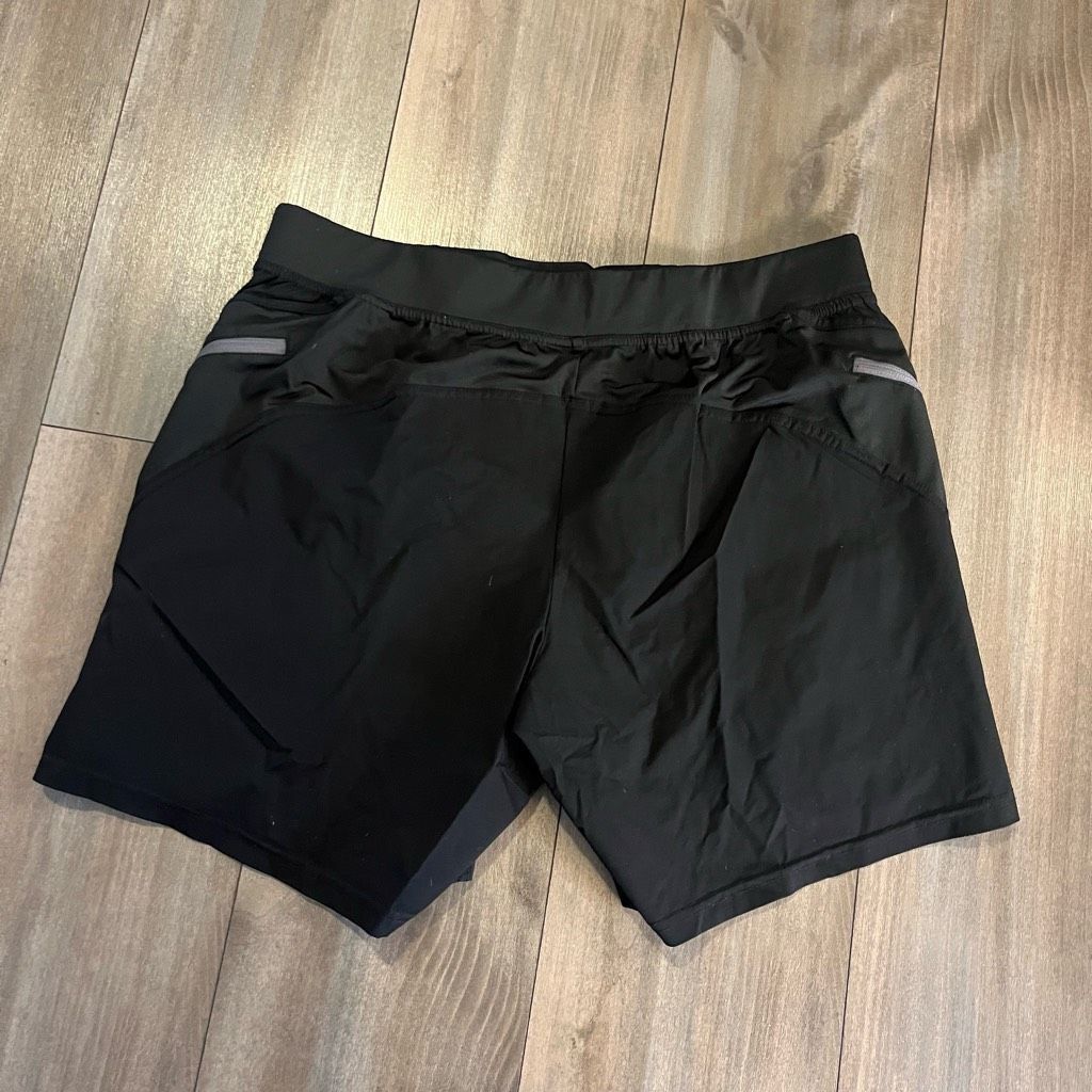 Lululemon Hylete Black Athletic Workout Shorts Men Large 5” inseam Size US 32 / EU 48 - 4 Thumbnail