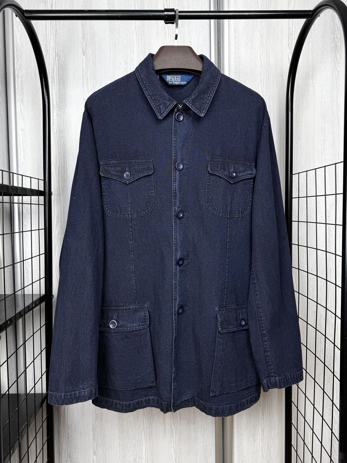 Polo Ralph Lauren Dark Indigo Blue vintage blazer Jacket