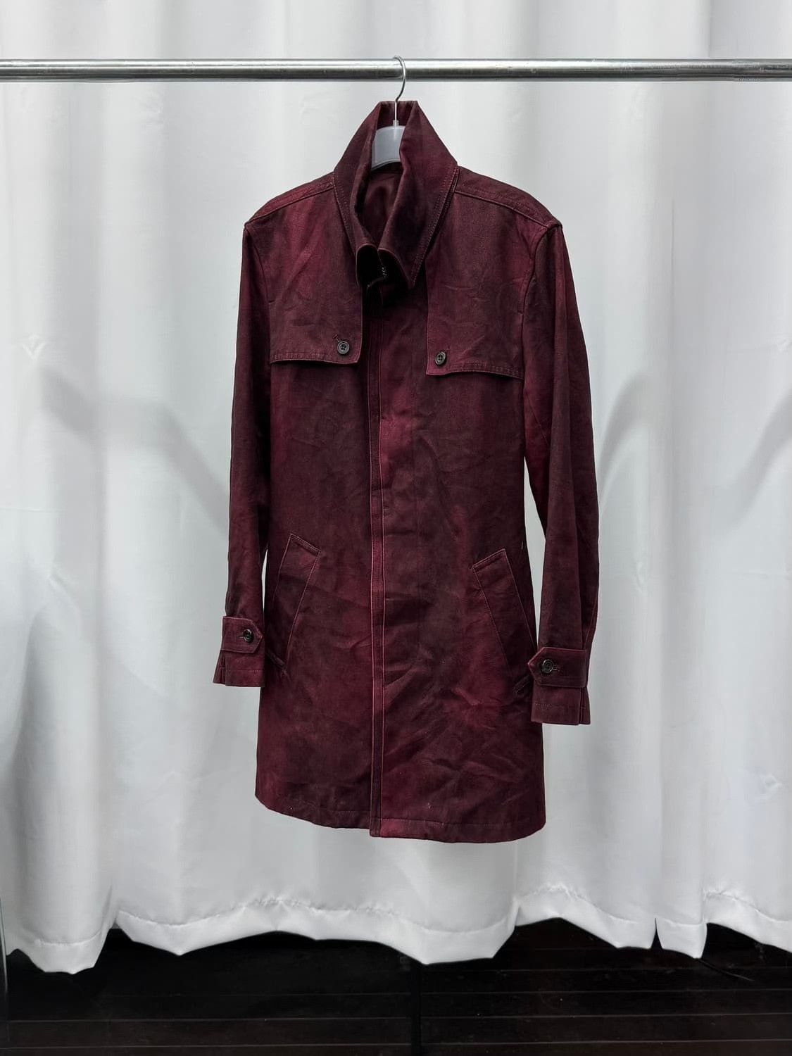 Tornado Mart Tornado Vintage Bordeaux Coat Size US M / EU 48-50 / 2 - 1 Thumbnail