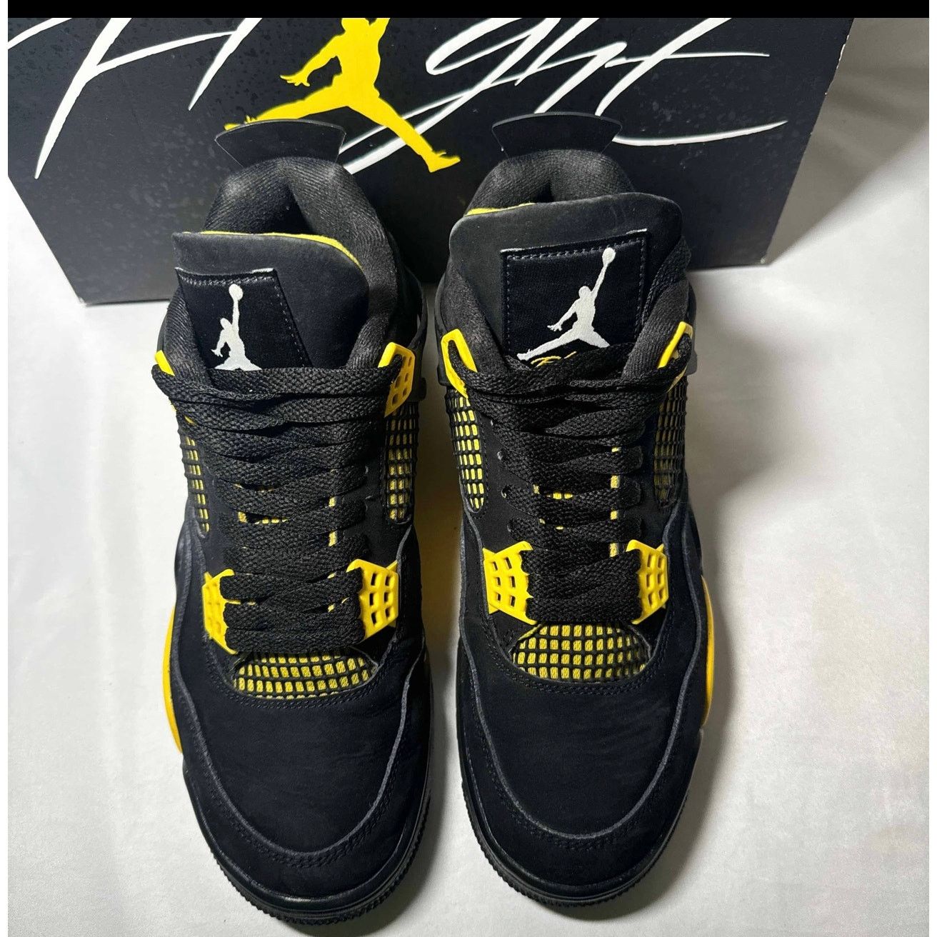 Jordan Brand × Nike Size 8 - Nike Air Jordan 4 Retro Thunder 2023 Men's Shoes Size US 8 / EU 41 - 4 Thumbnail