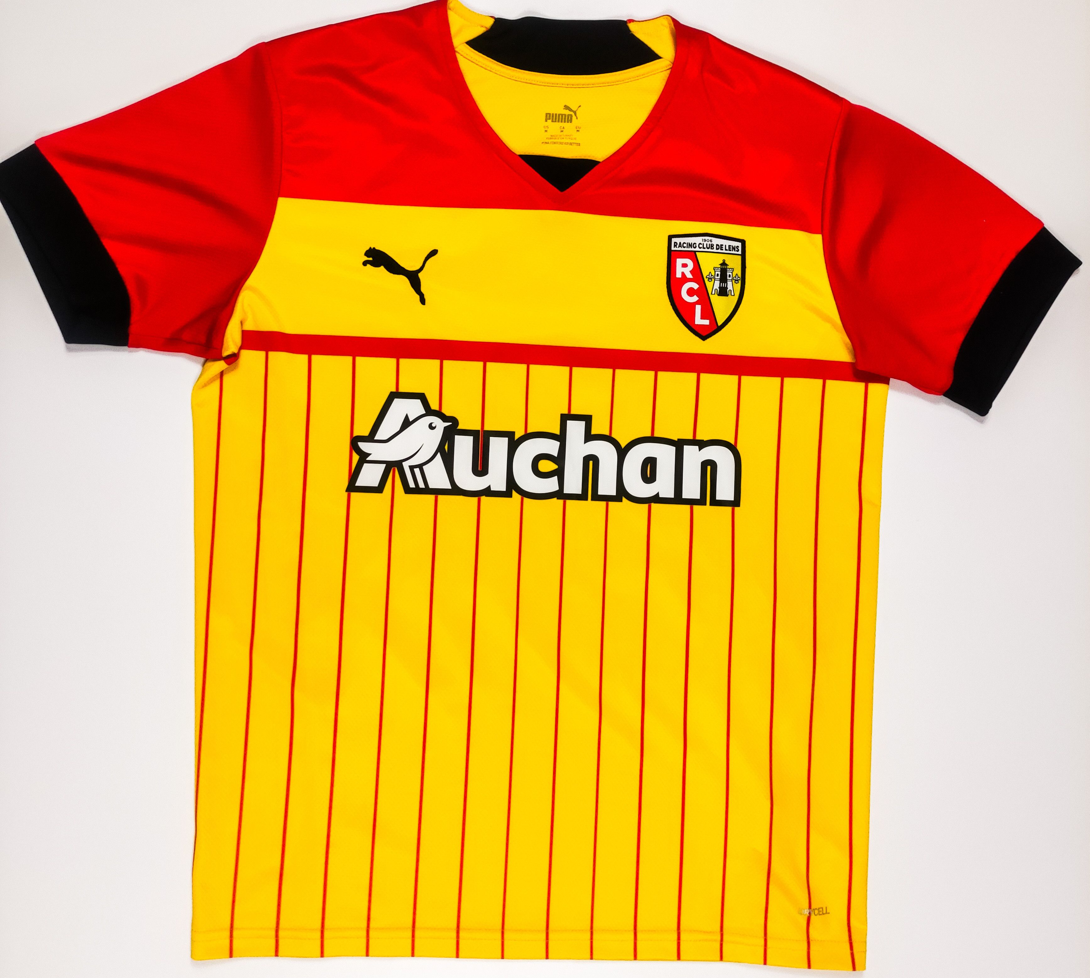 Puma Frankowski #29 RC Lens 2022 2023 Puma Home Shirt Kit Jersey Size US M / EU 48-50 / 2 - 2 Thumbnail