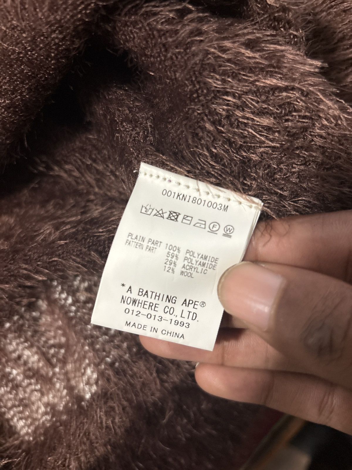 Bape Ape Face Knit Sweater Size US XL / EU 56 / 4 - 5 Thumbnail