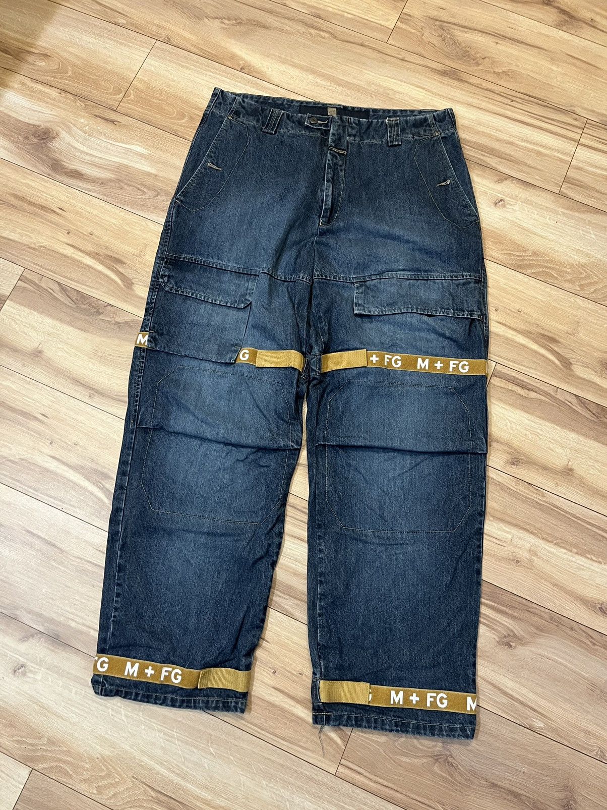 image of Marithe Francois Girbaud Mfg Marithé + François Girbaud Denim Shuttle Pants in Blue, Men's (Size 40