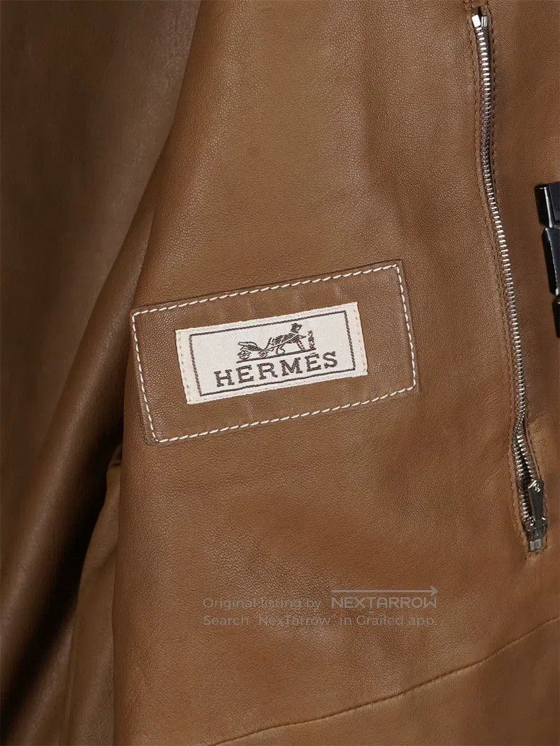 Hermes Hermes Autumn and Winter Caramel Color Baseball Leather Ja Size US M / EU 48-50 / 2 - 4 Thumbnail