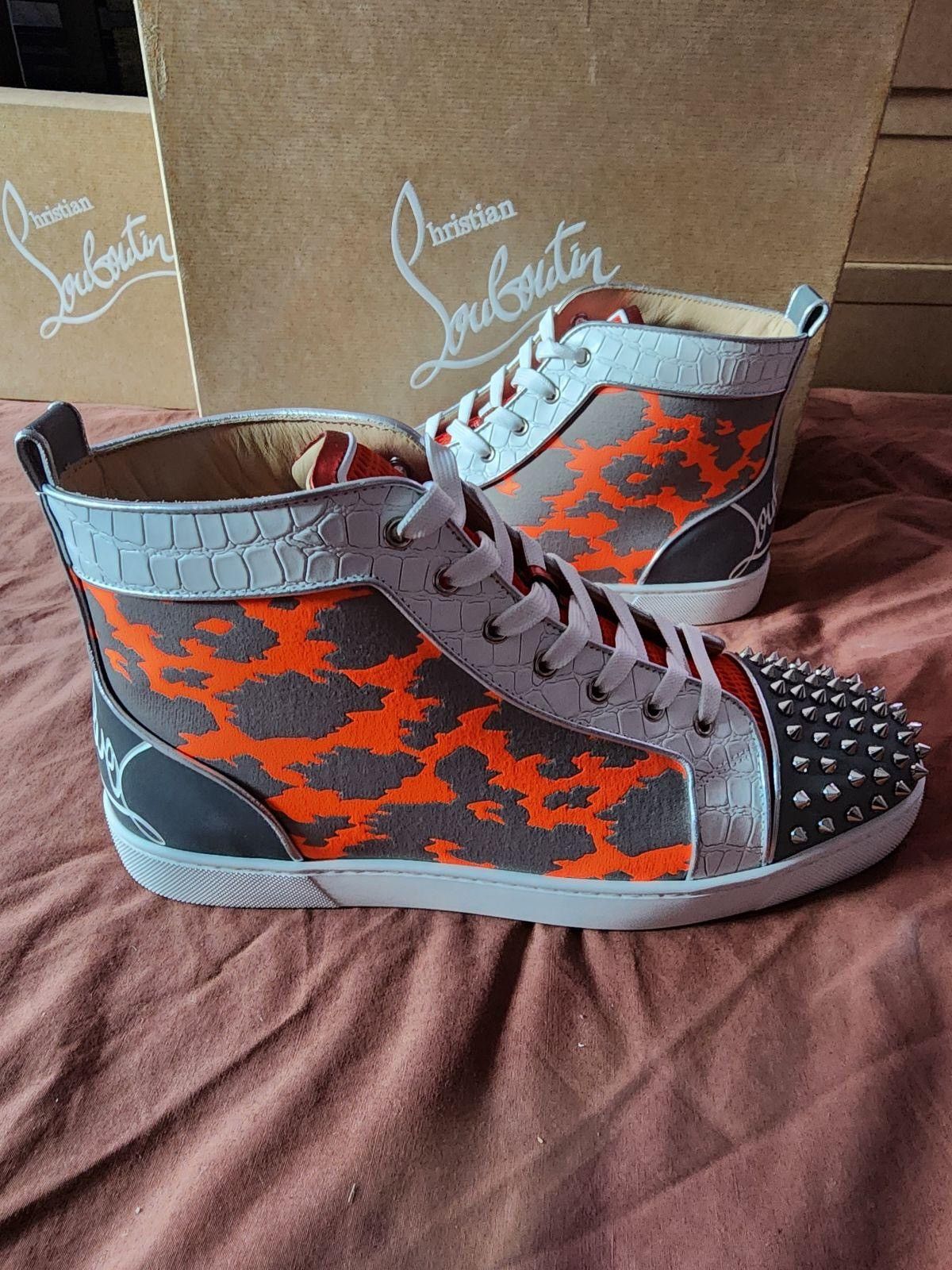 Christian Louboutin New Christian Louboutin Fun Lou Spikes Flat Men’s Size 12.5 Size US 12.5 / EU 45-46 - 2 Thumbnail