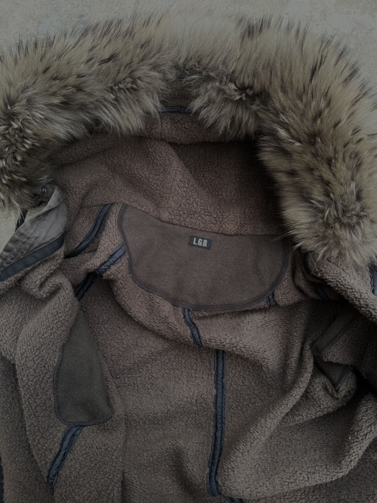 Le Grande Bleu (L.G.B.) LGB Fur Trim Parka Hoodie Size US L / EU 52-54 / 3 - 6 Thumbnail