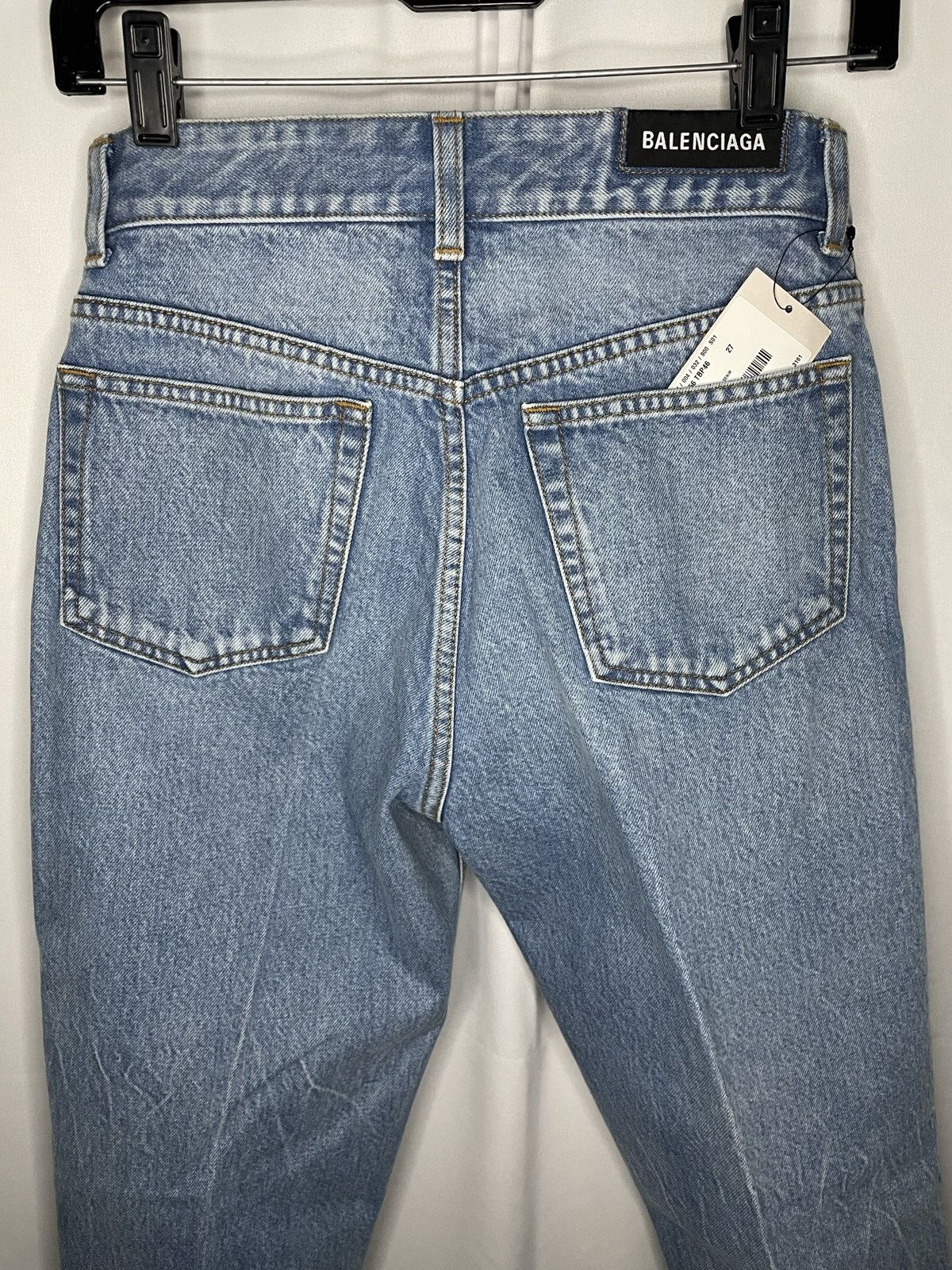 Balenciaga Balenciaga Stonewashed Pleated Jeans Size 27" / US 4 / IT 40 - 8 Thumbnail