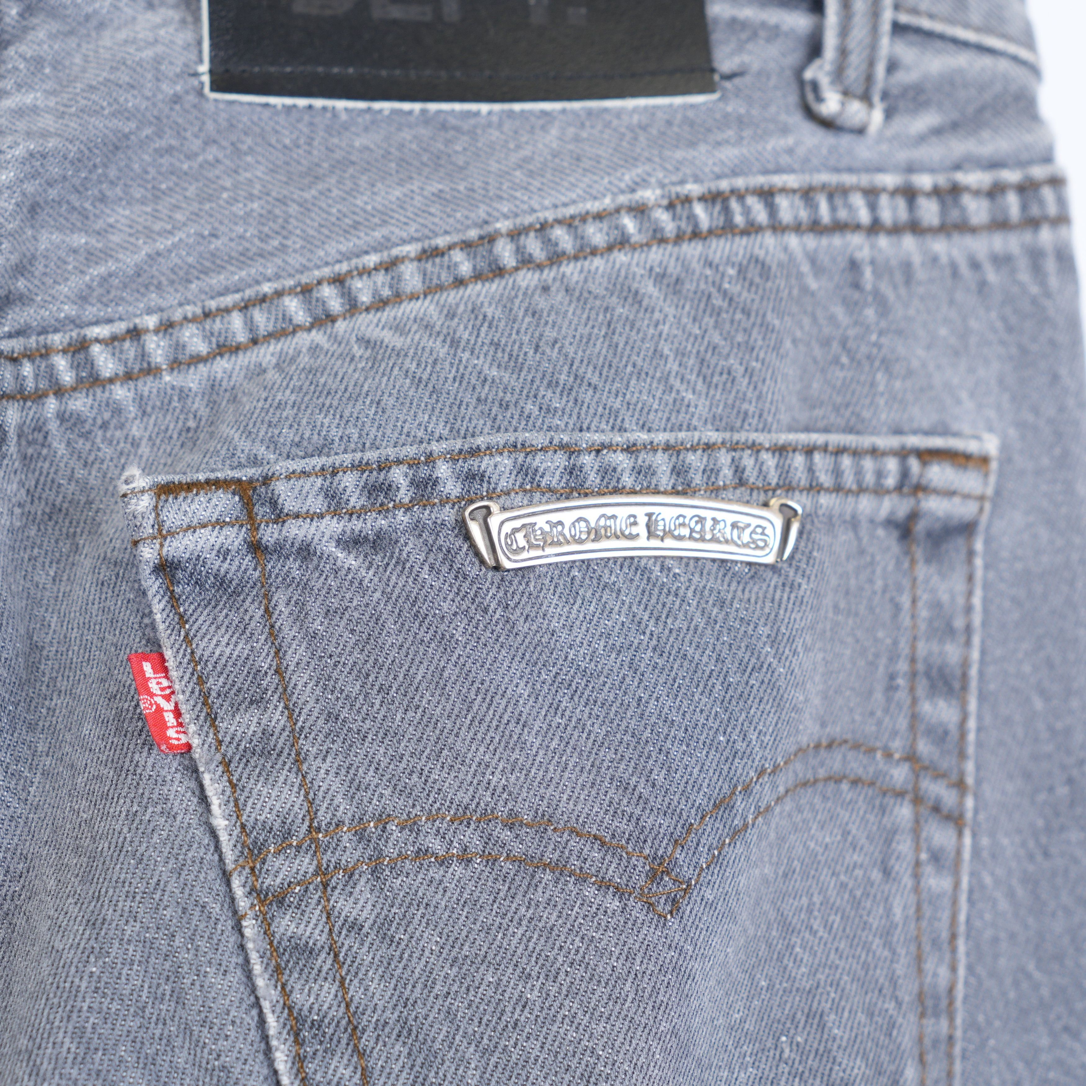 Chrome Hearts CHROME HEARTS X GALLERY DEPT CROSS PATCH LEVI'S DENIM Size US 30 / EU 46 - 5 Thumbnail