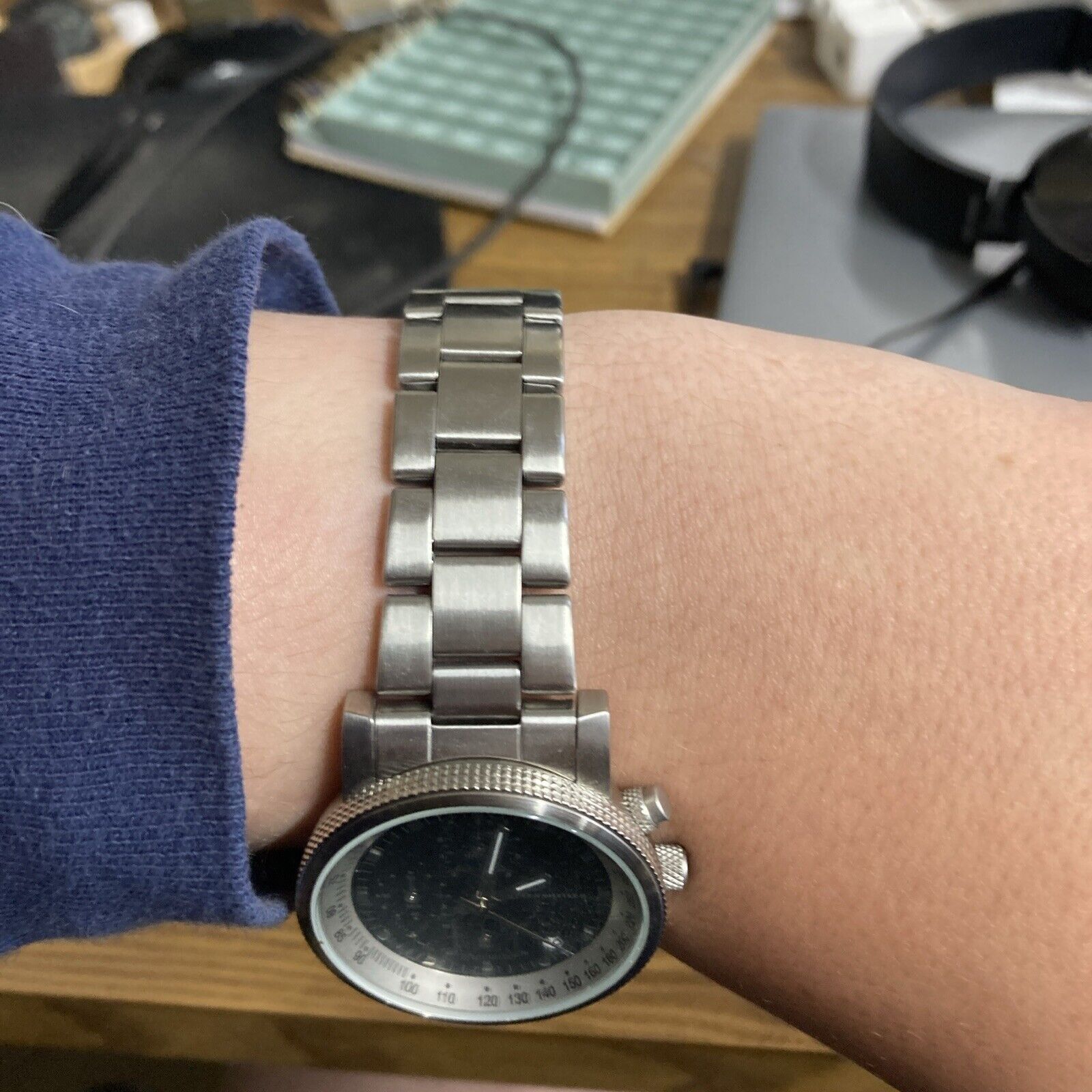 Other EXTREMELY RARE SENNHEISER Watch, Chronograph Quartz In Steel Size ONE SIZE - 22 Thumbnail