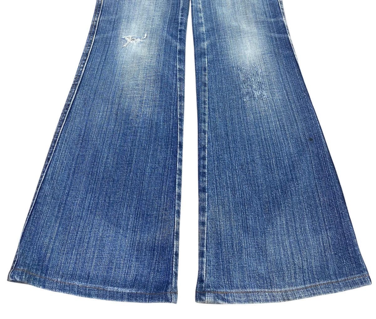 Japanese Brand Camel Road Light Blue Wash Style Flare Jeans Size US 28 / EU 44 - 5 Thumbnail