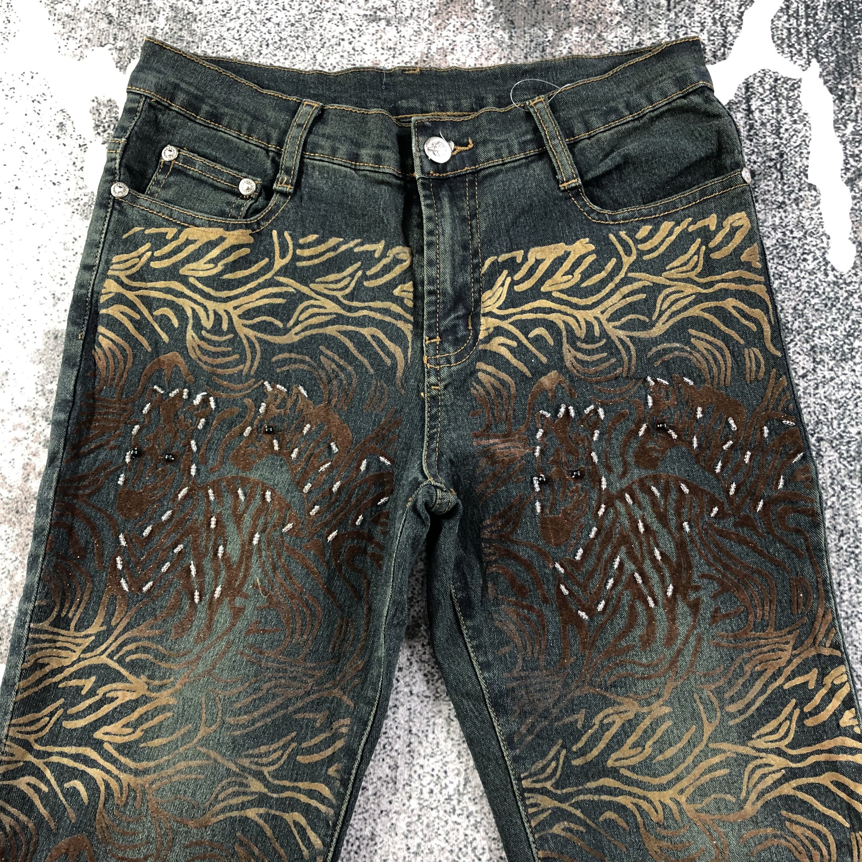 Japanese Brand Japanese Brand Ichioko Jeans Flared Denim KJ1595 Size 28" / US 6 / IT 42 - 3 Thumbnail