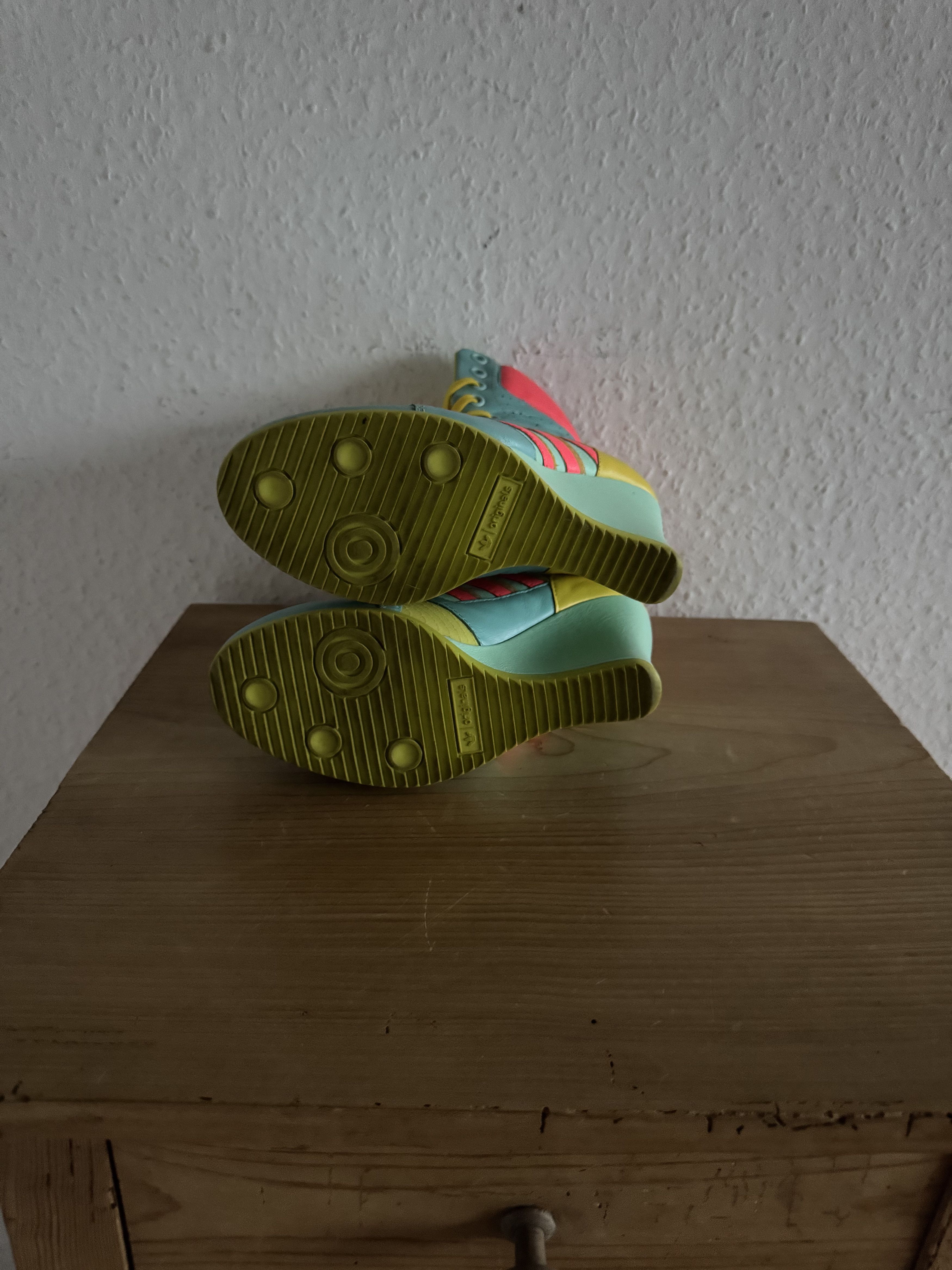 Adidas × Jeremy Scott Wedge Platform Sneakers Size US 5.5 / IT 35.5 - 13 Thumbnail